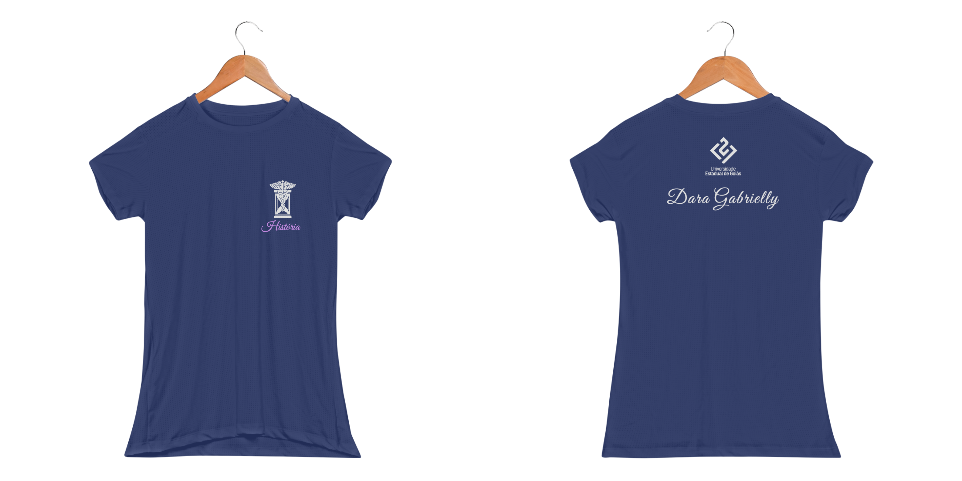 Camiseta Fem UV - História UEG - Dara