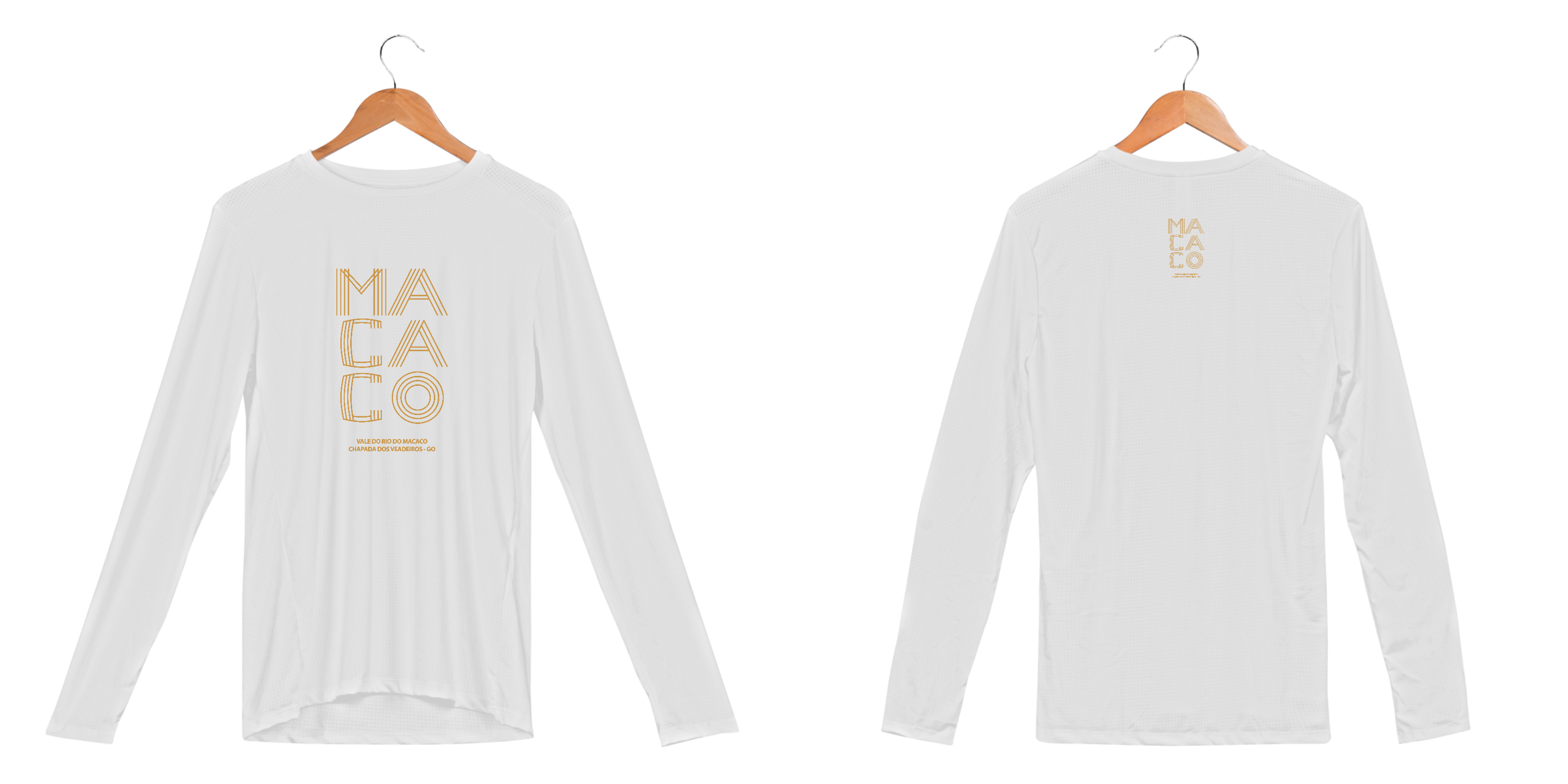 Manga Longa UV Macaco Amarela