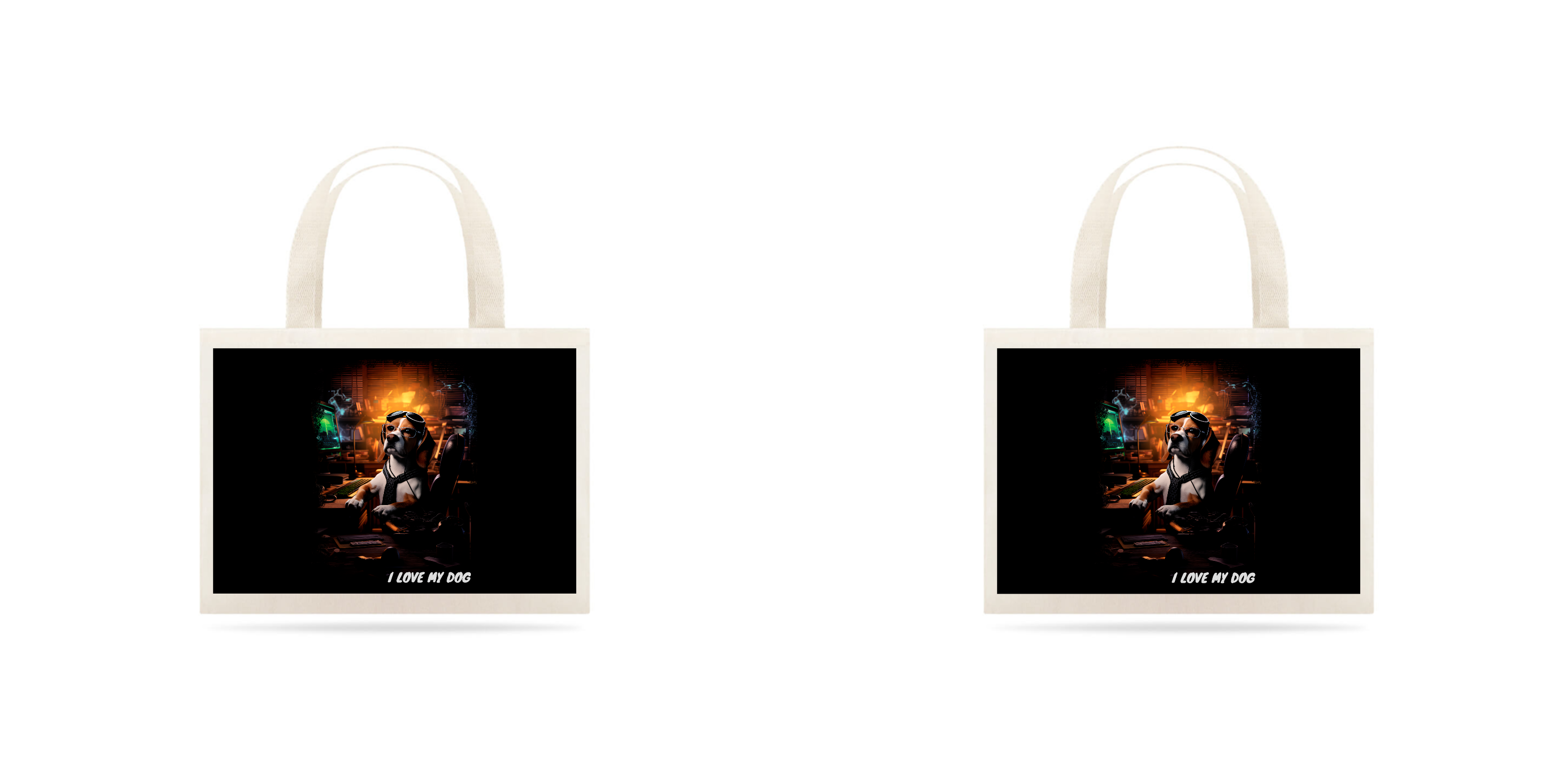 Nome do produto: Beagle Analista de Sistemas - Ecobag - Coleção Tal Pais - Tal Patas