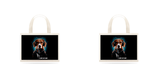 Beagle Analista de Sistemas - Ecobag - Coleção Tal Pais - Tal Patas