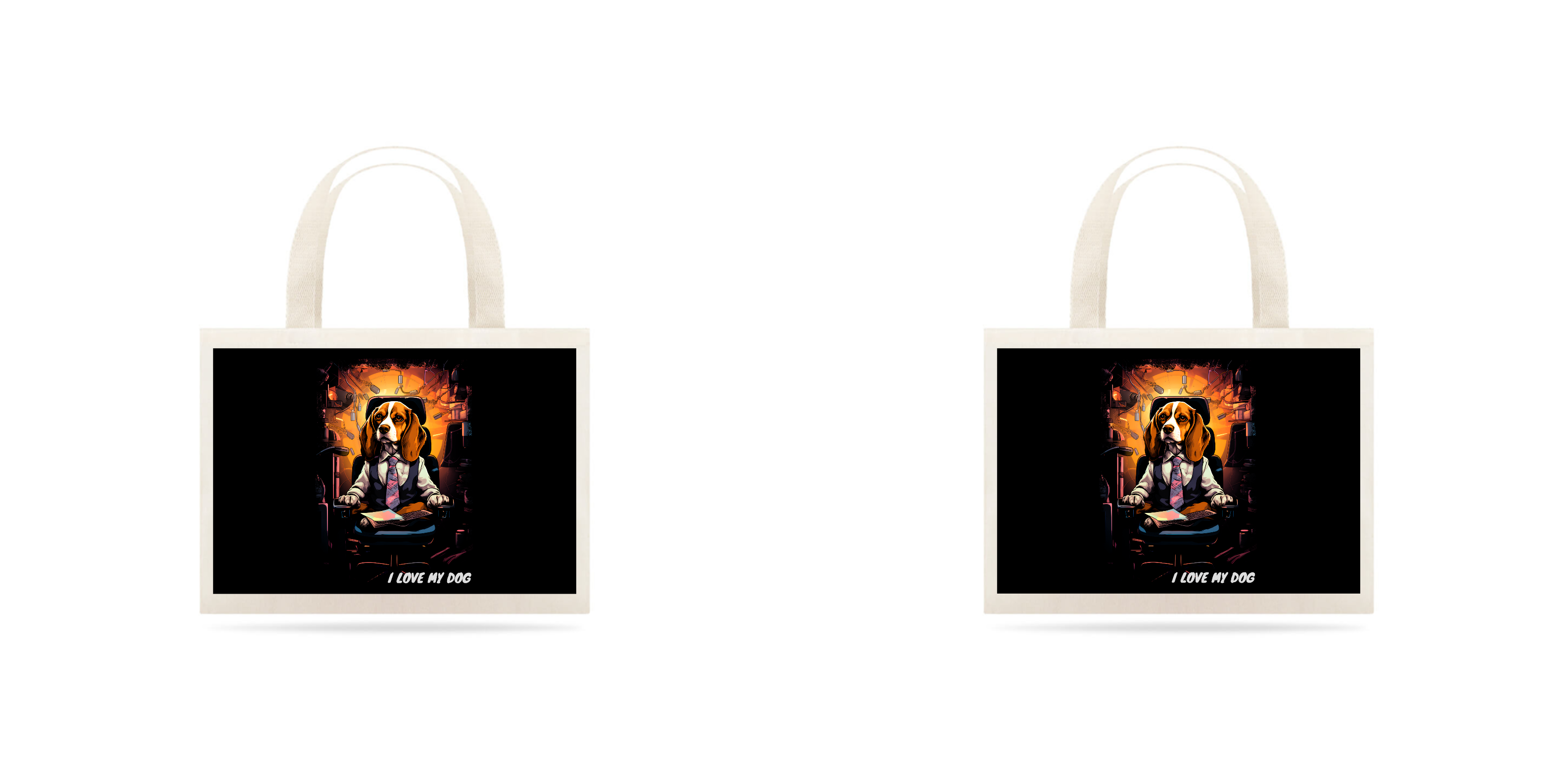 Beagle Analista de Sistemas - Ecobag - Coleção Tal Pais - Tal Patas