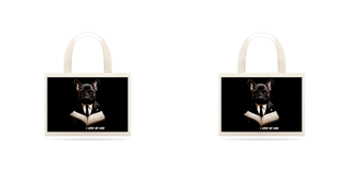 Bulldog Francês Advogado - Ecobag - Coleção Tal Pais - Tal Patas