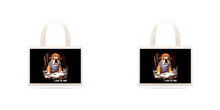 Bulldog Inglês Arquiteto - Ecobag - Coleção Tal Pais - Tal Patas