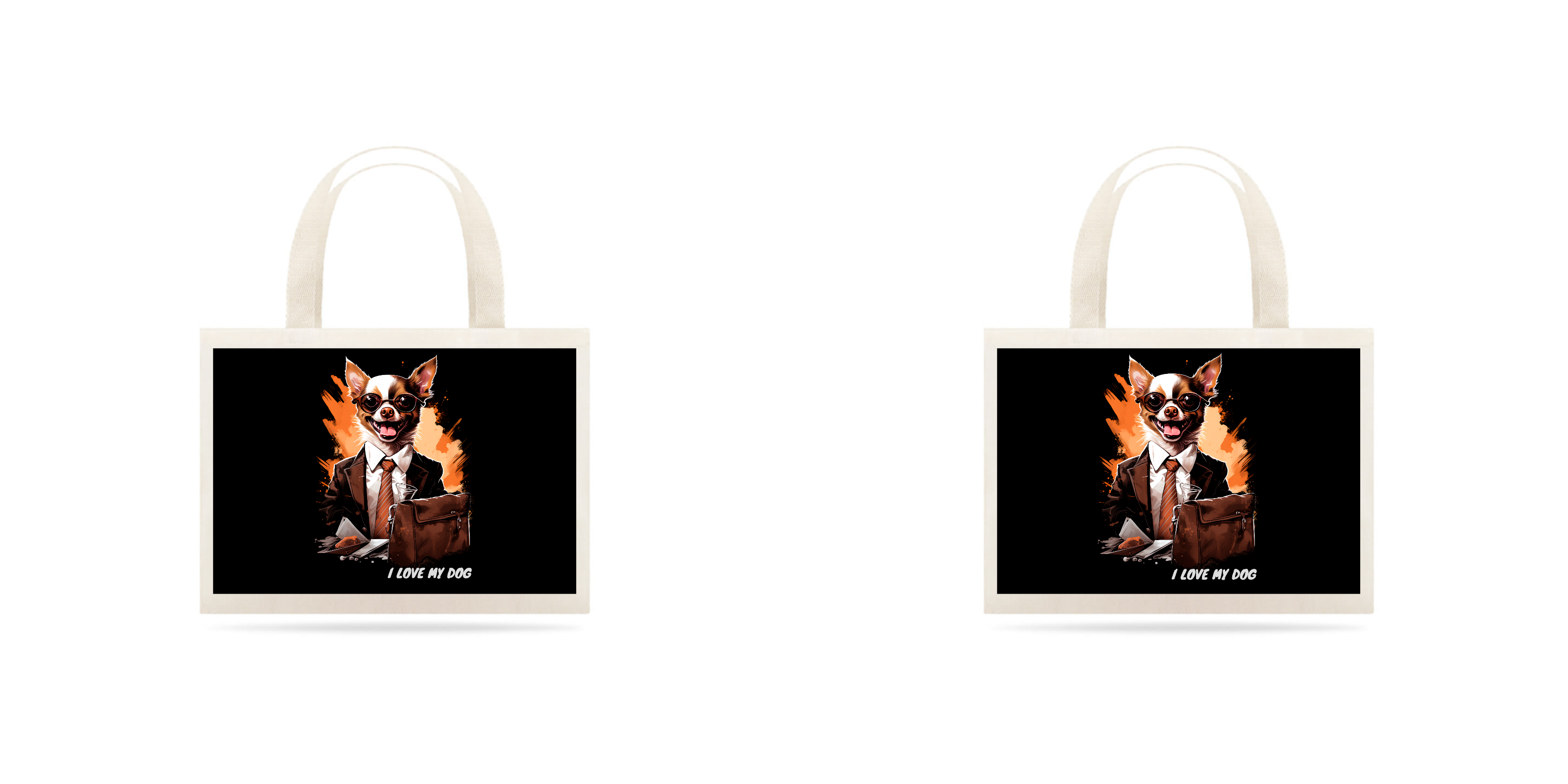 Chihuahua Vendedor - Ecobag - Coleção Tal Pais - Tal Patas