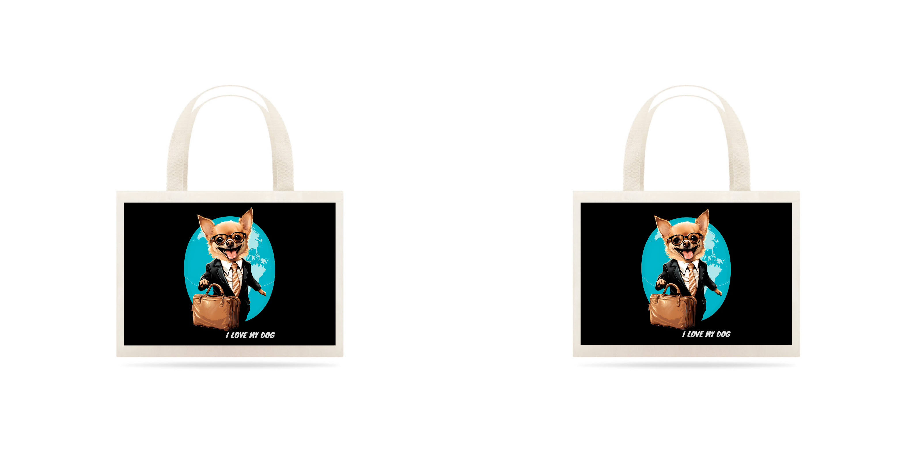 Chihuahua Vendedor - Ecobag - Coleção Tal Pais - Tal Patas