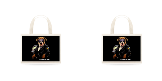 Pit Bull Policial - Ecobag - Coleção Tal Pais - Tal Patas