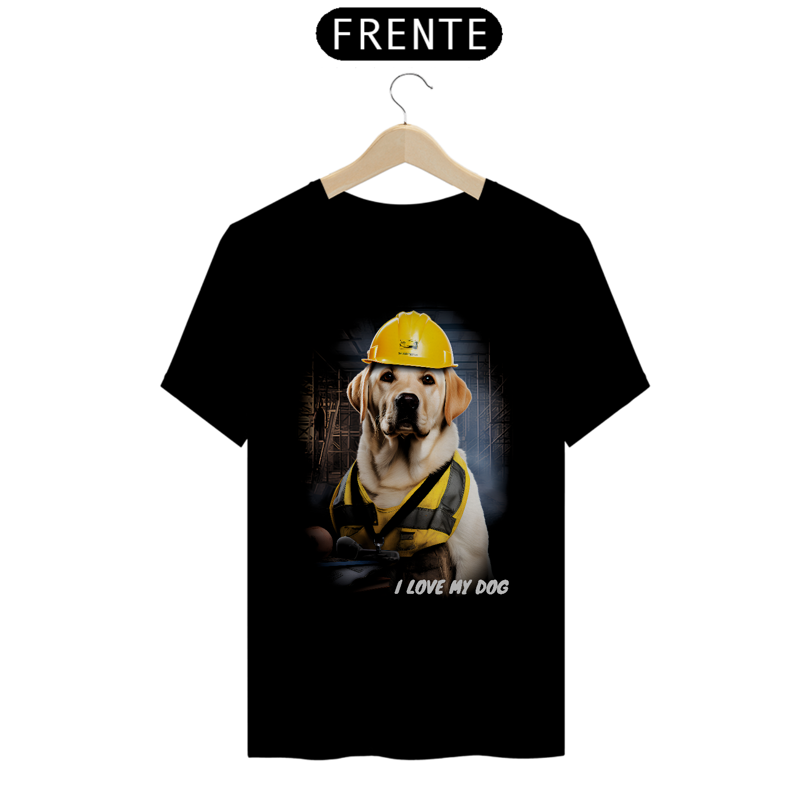 Nome do produto: Labrador Retriever Engenheiro Civil - Coleção Tal Pais - Tal Patas