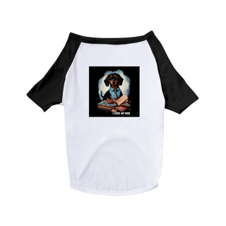 Dachshund Contador (Basset - Cão-Salsicha) - Camisa Pet Dog - Coleção Tal Pais - Tal Patas