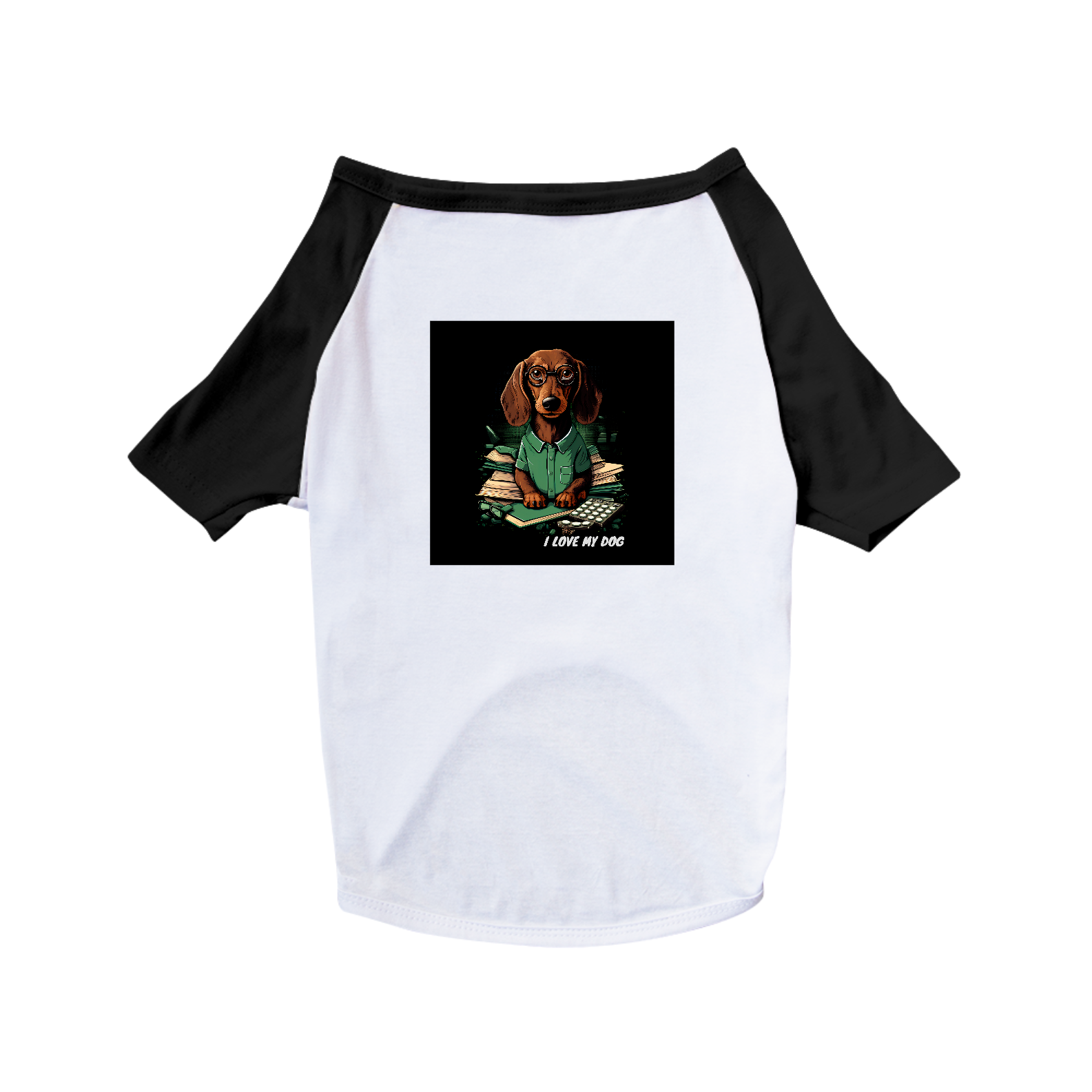 Dachshund Contador (Basset - Cão-Salsicha) - Camisa Pet Dog - Coleção Tal Pais - Tal Patas