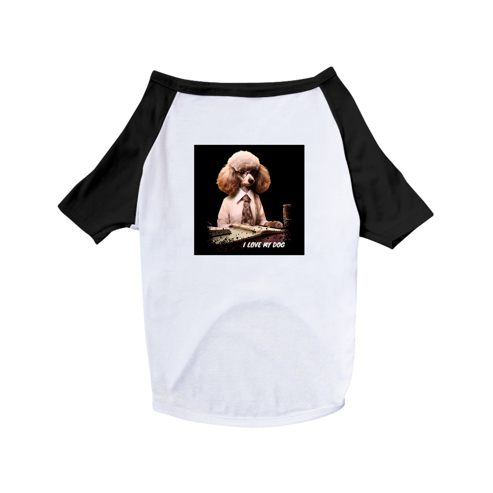 Nome do produto: Poodle Gerente de Recursos Humanos - Camisa Pet Dog - Coleção Tal Pais - Tal Patas