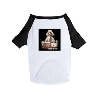 Poodle Gerente de Recursos Humanos - Camisa Pet Dog - Coleção Tal Pais - Tal Patas