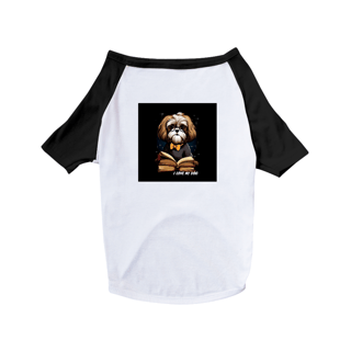 Shih Tzu Professor - Camisa Pet Dog - Coleção Tal Pais - Tal Patas