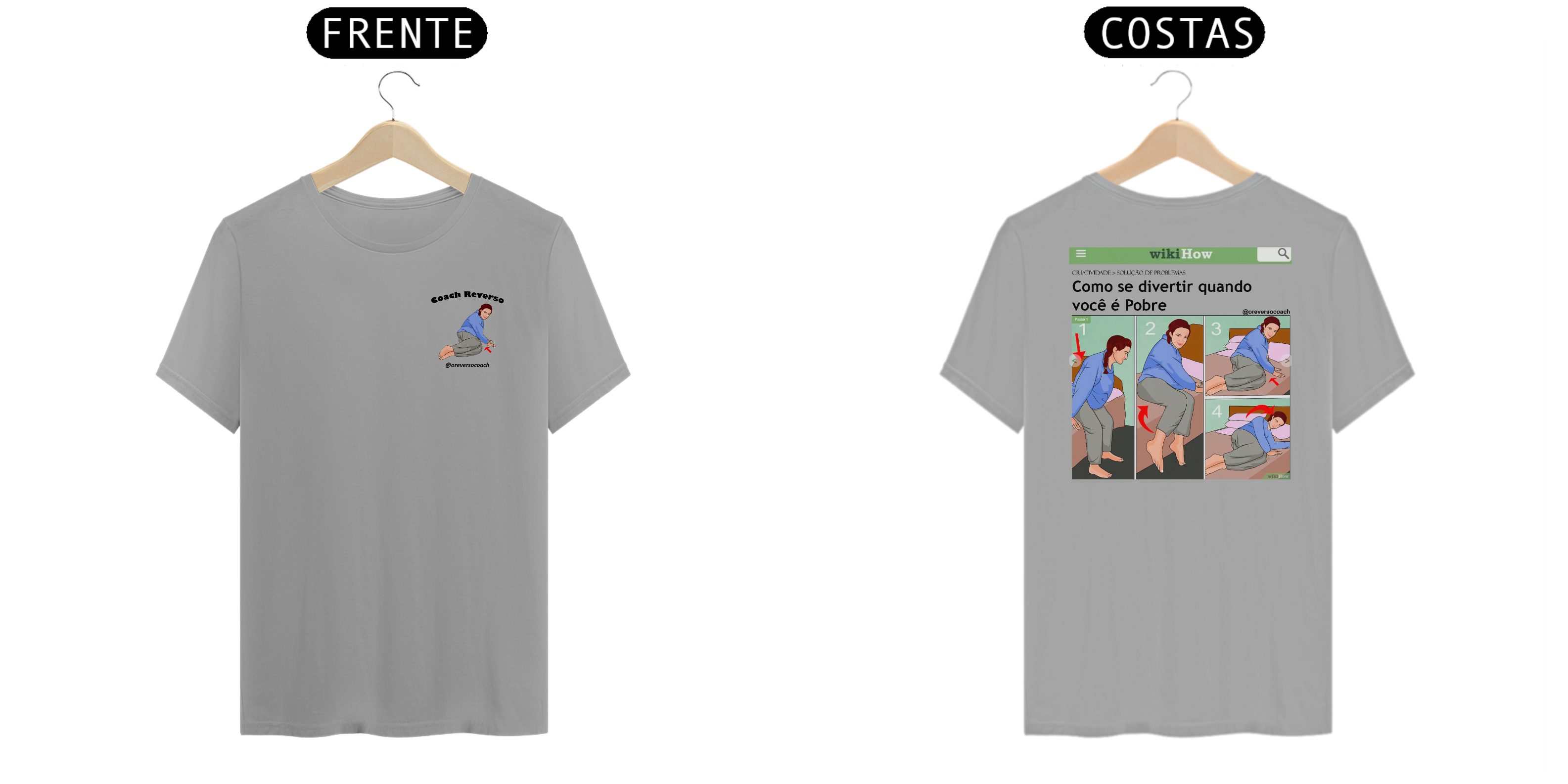 Nome do produto: Camiseta Deitar e Dormir (letra preta)