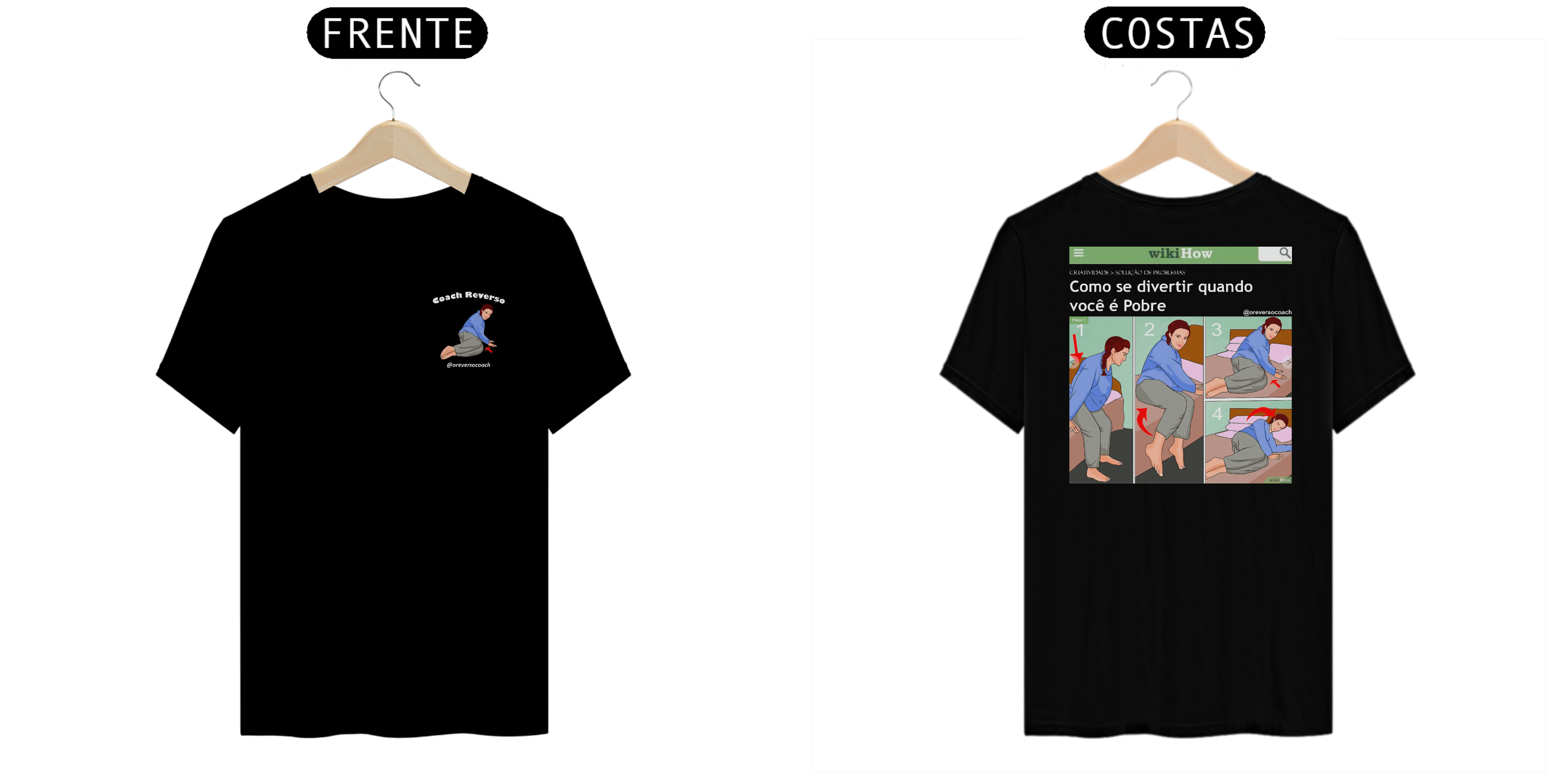 Nome do produto: Camiseta Deitar e Dormir (letra branca)