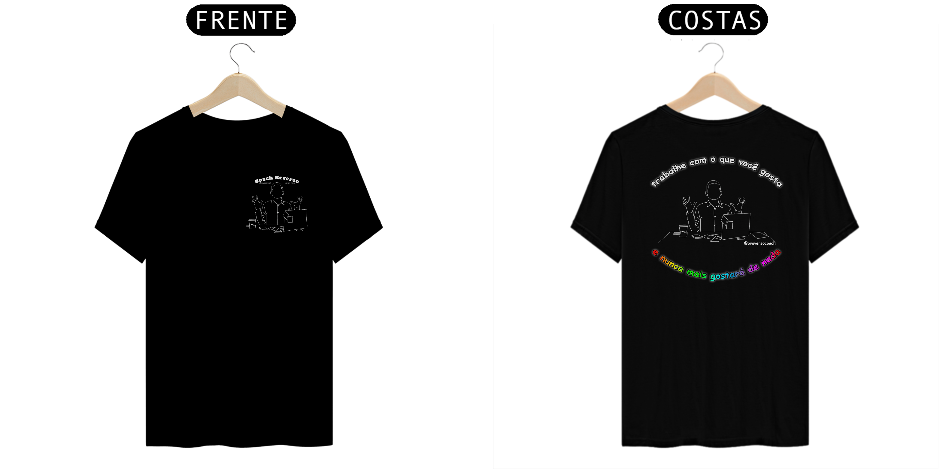 Nome do produto: Camiseta Trabalhe com o que ama