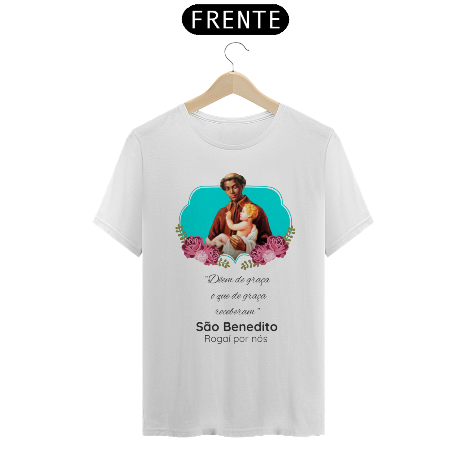 Nome do produto: Camiseta São Benedito