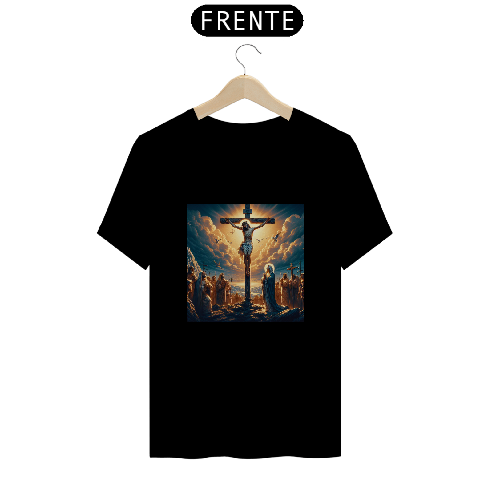 Nome do produto: Camiseta Jesus na Cruz
