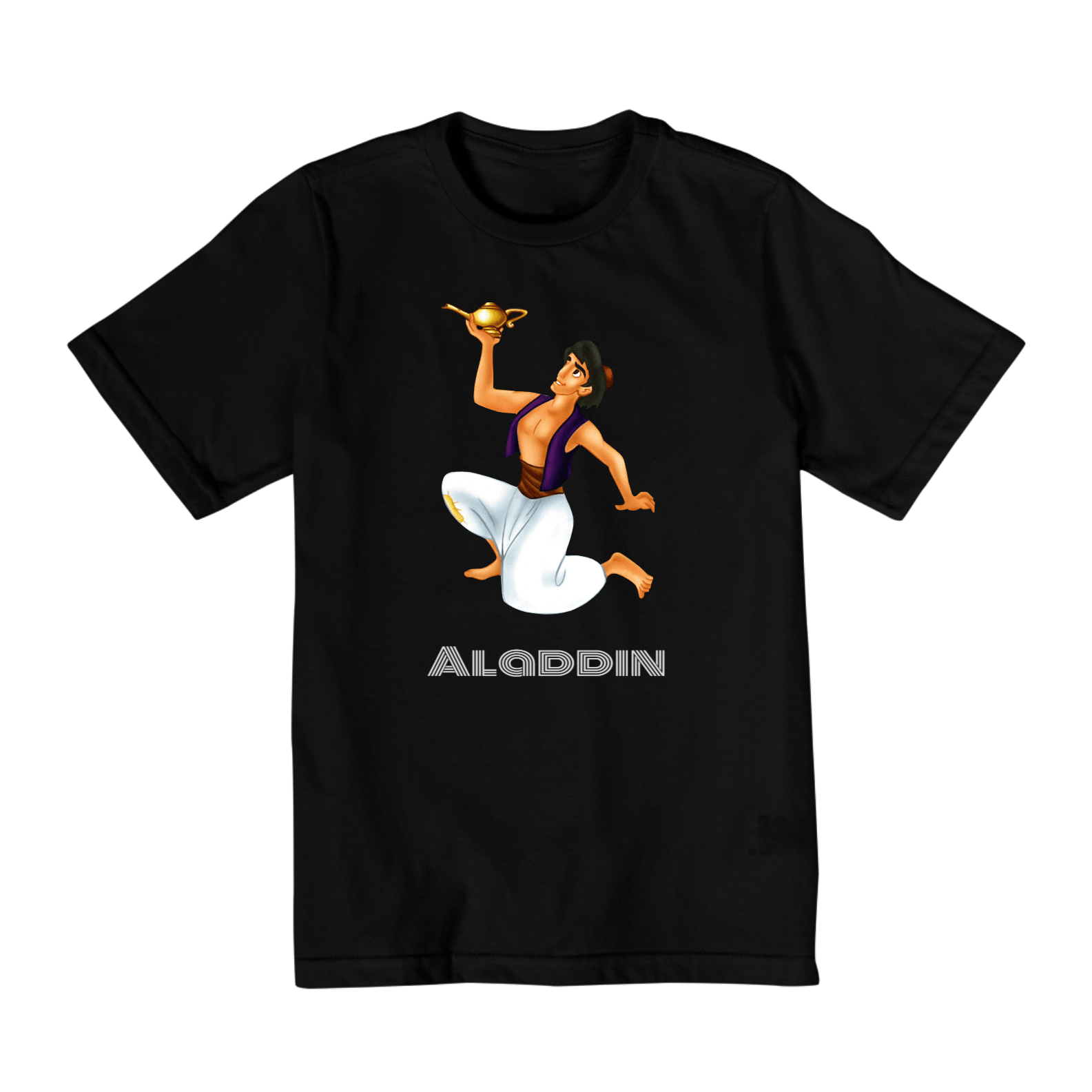 Nome do produto: Camiseta Infantil Aladdin