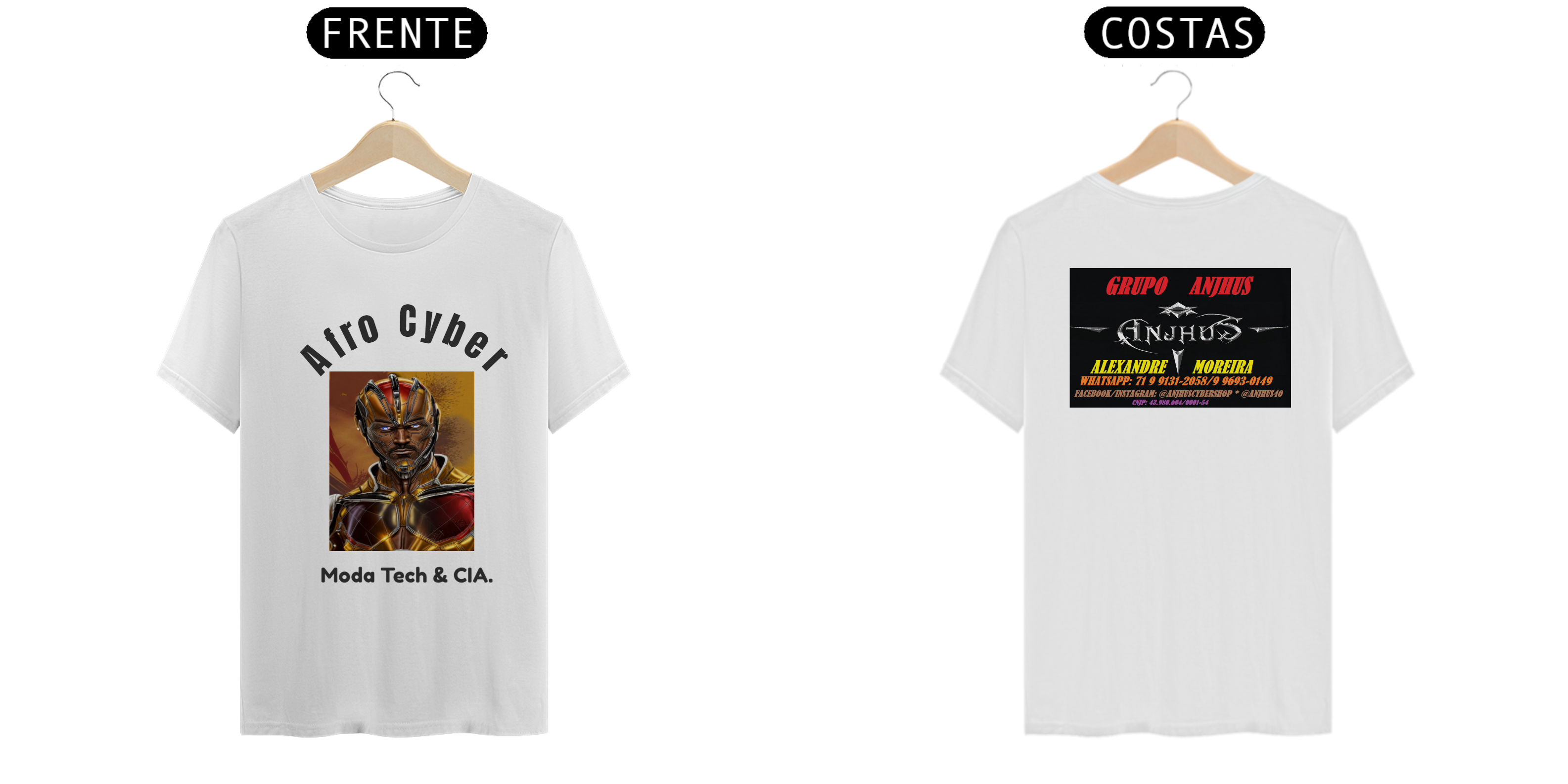 Nome do produto: Camisa Afro Cyber / Grupo Anjhus1