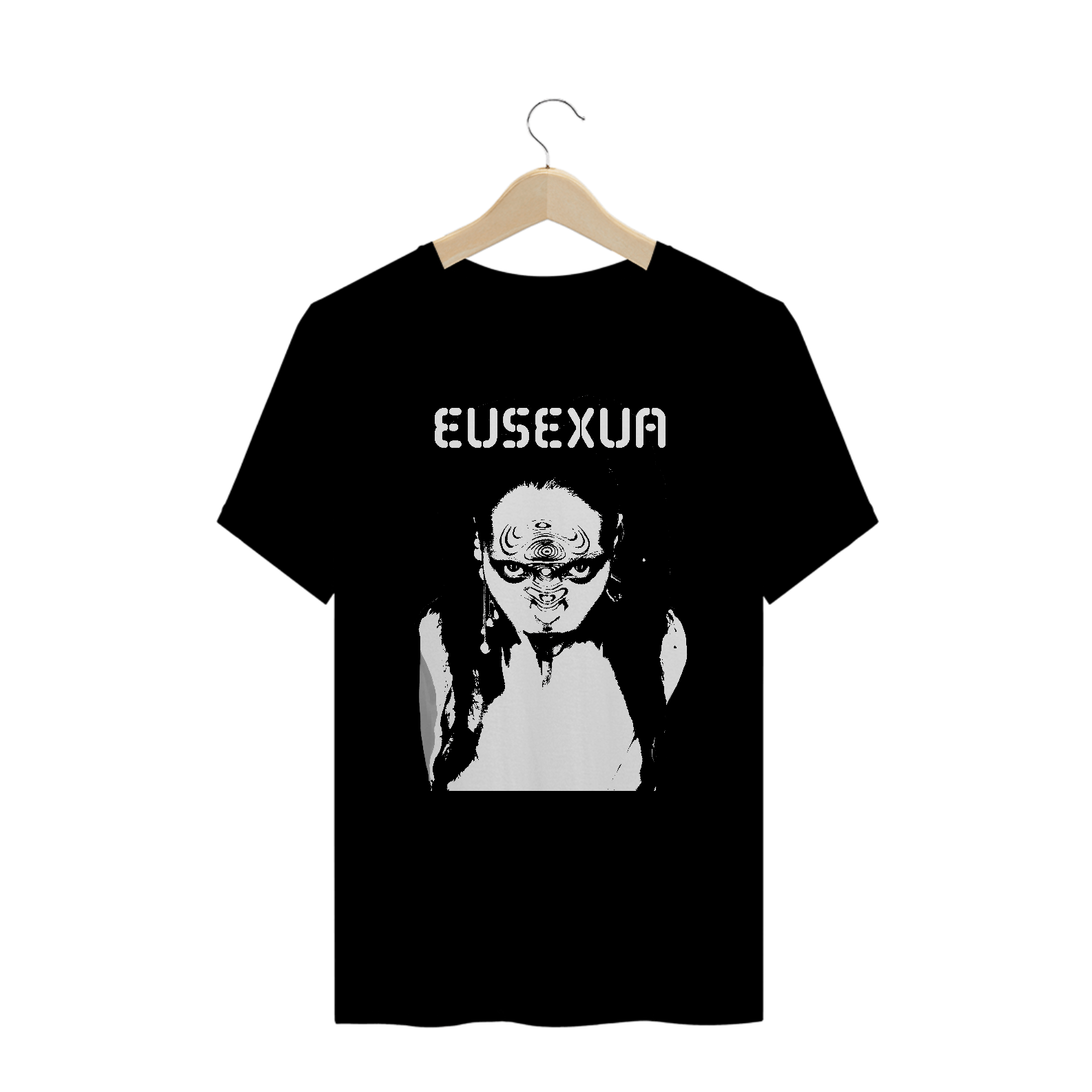 Camiseta Plus Size Preta 'EUSEXUA' (fka twigs) versão 2