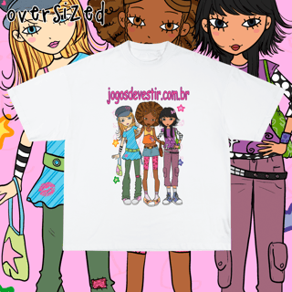 Camiseta Oversized 'jogos de vestir'