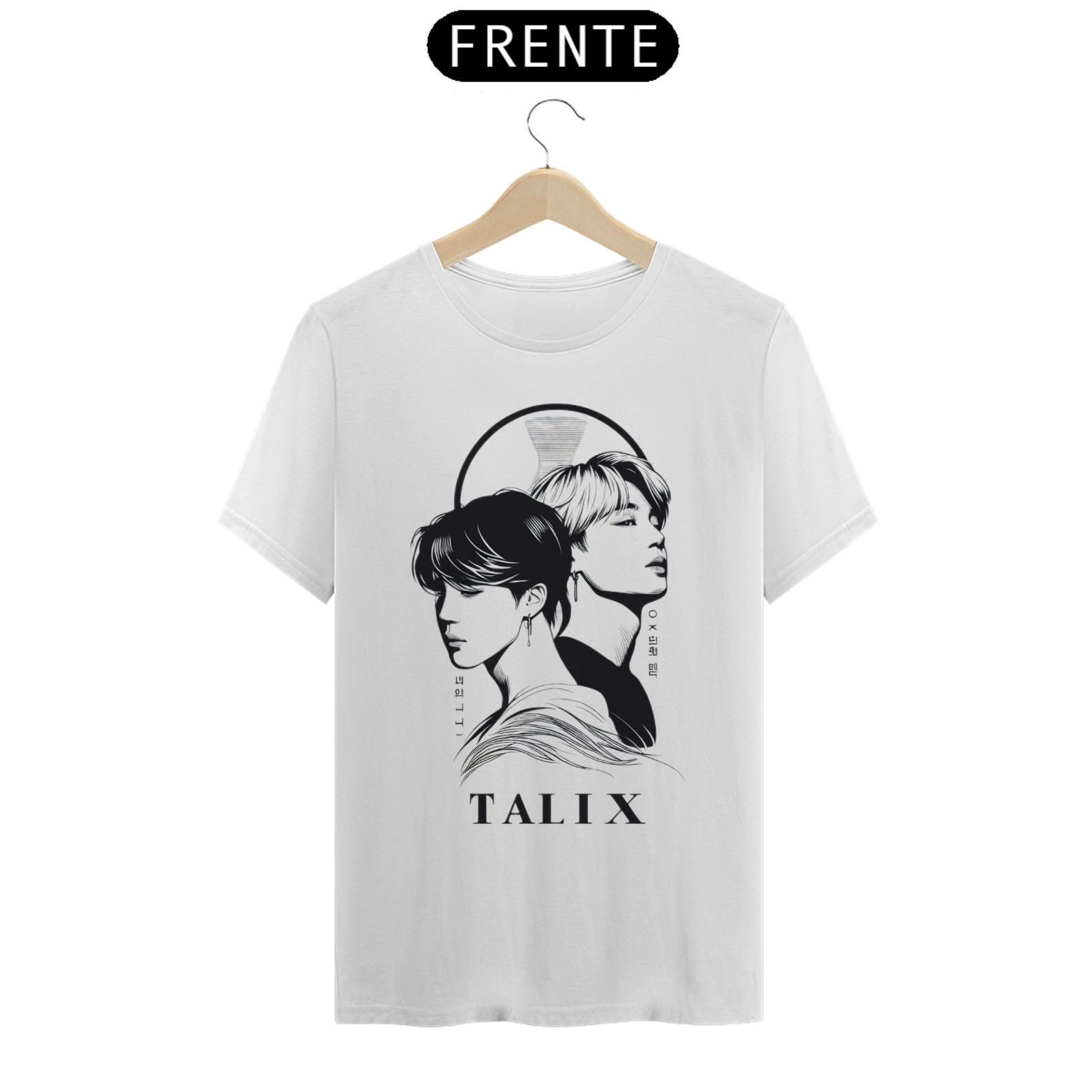 Nome do produto: Camiseta de desenho do Park Jimin