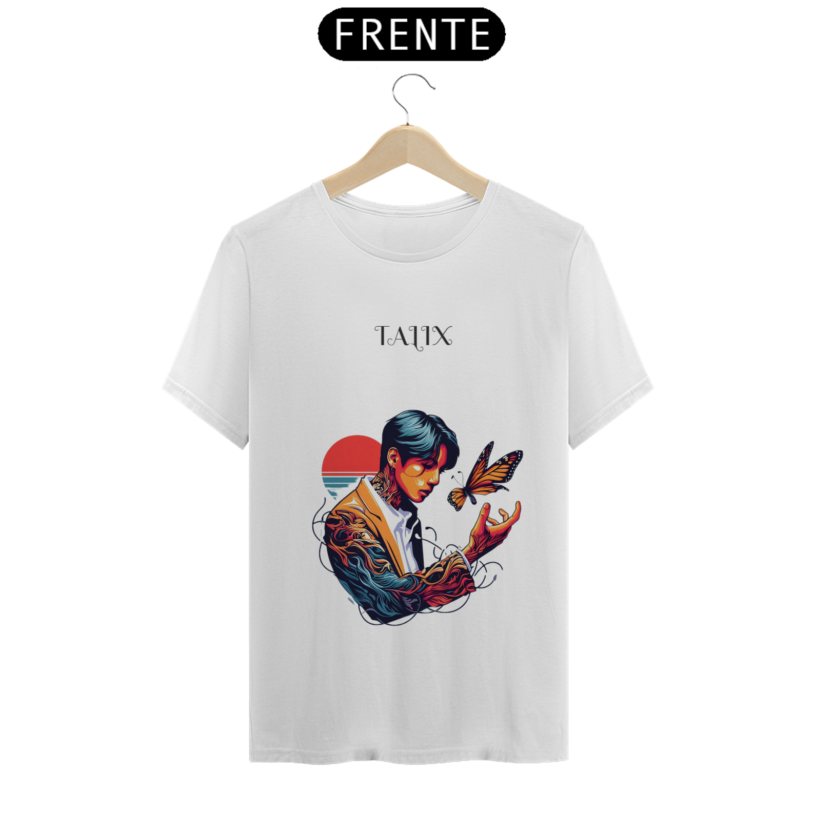 Nome do produto: Camisa com estampa do cantor Jeon Jungkook 