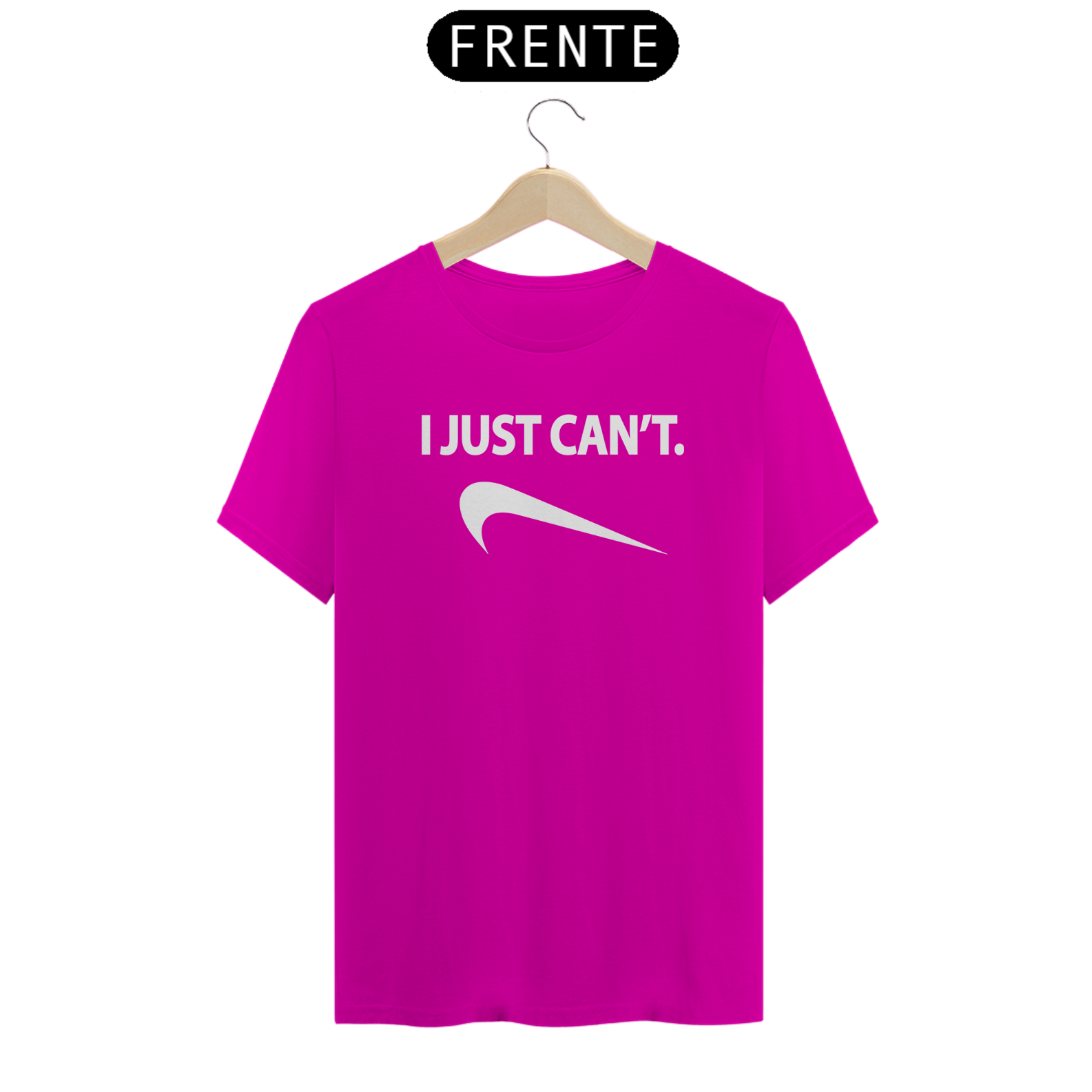 Nome do produto: I Just Can\'t Logo Branco
