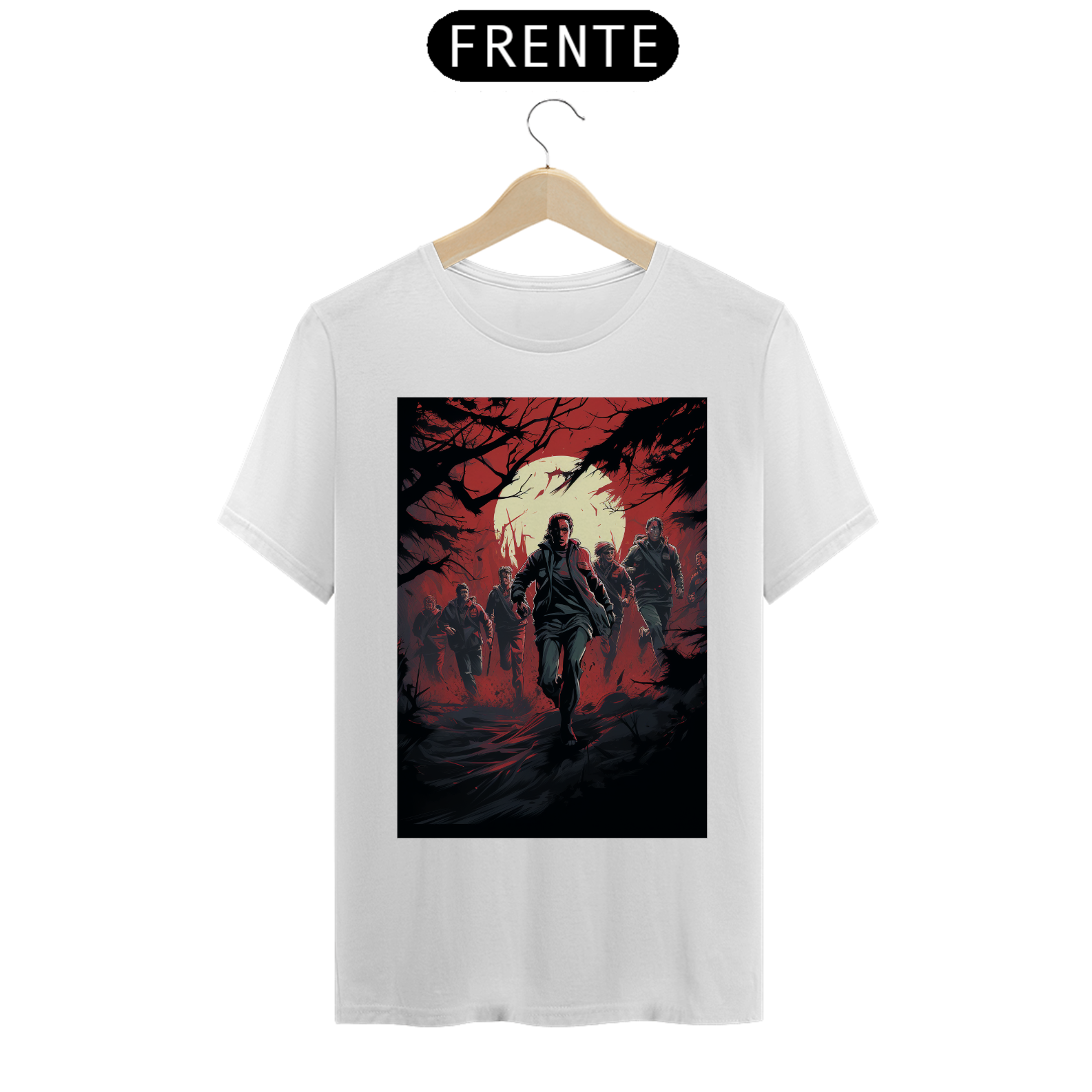 Nome do produto: Camisa Masculina Um Grupo de Jovens