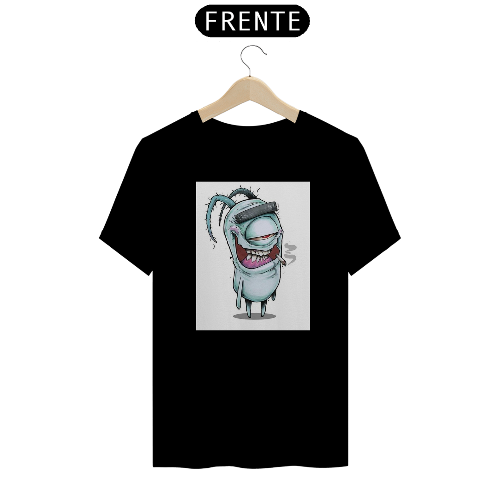 Nome do produto: Camiseta Plankton Fumando