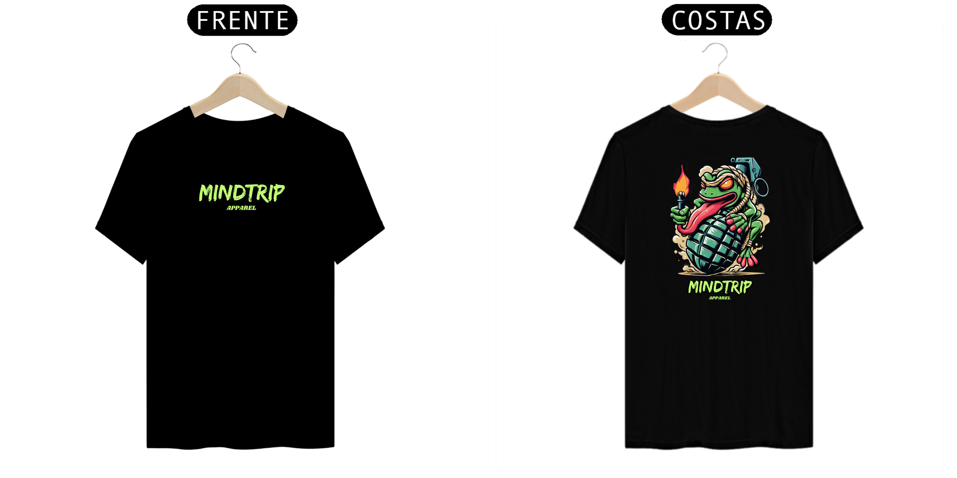 Nome do produto: Camiseta Sapo Com Granada (Mindtrip Apparel)