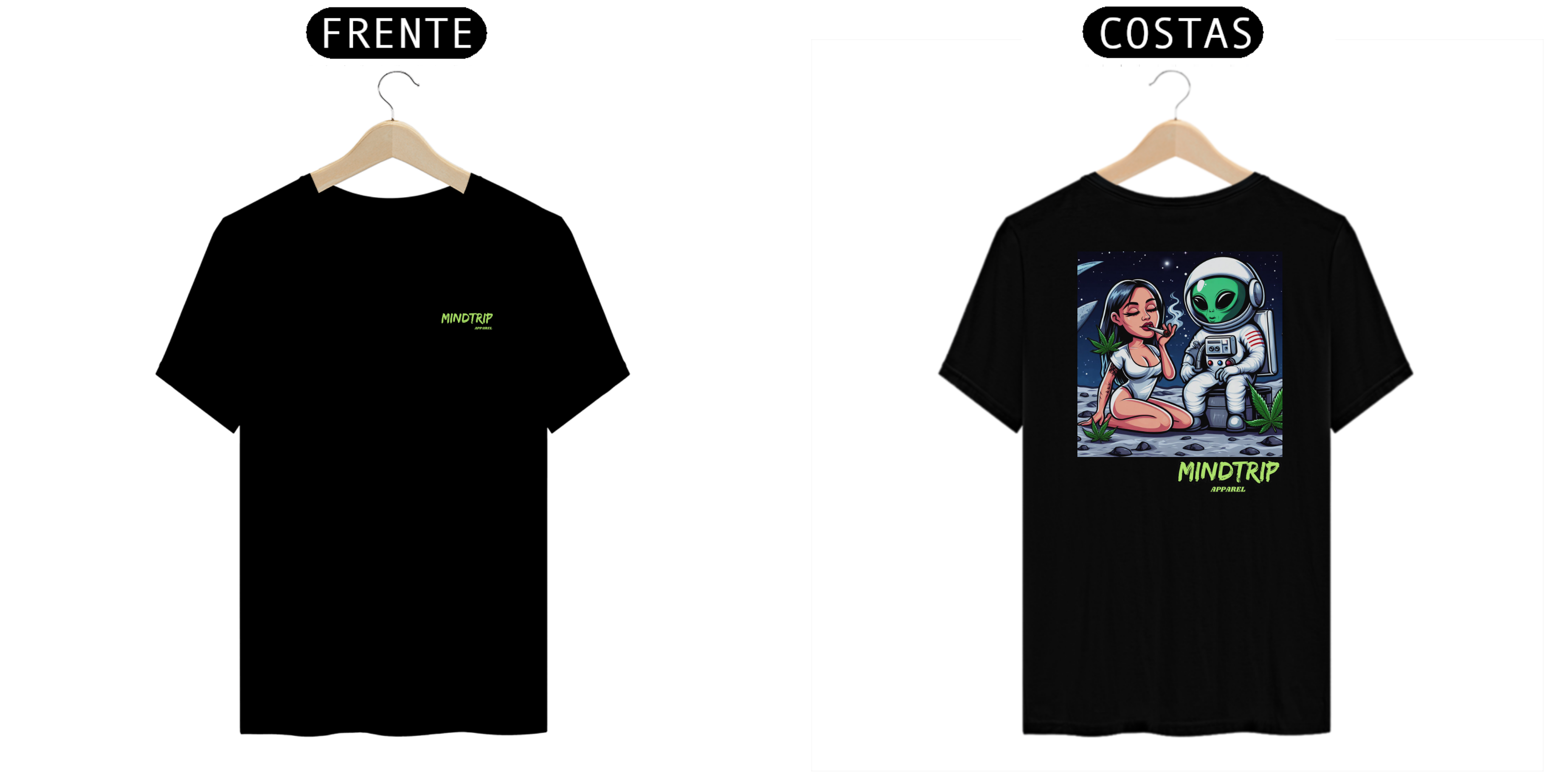 Nome do produto: Camiseta Alien Brisadão (Mindtrip Apparel)