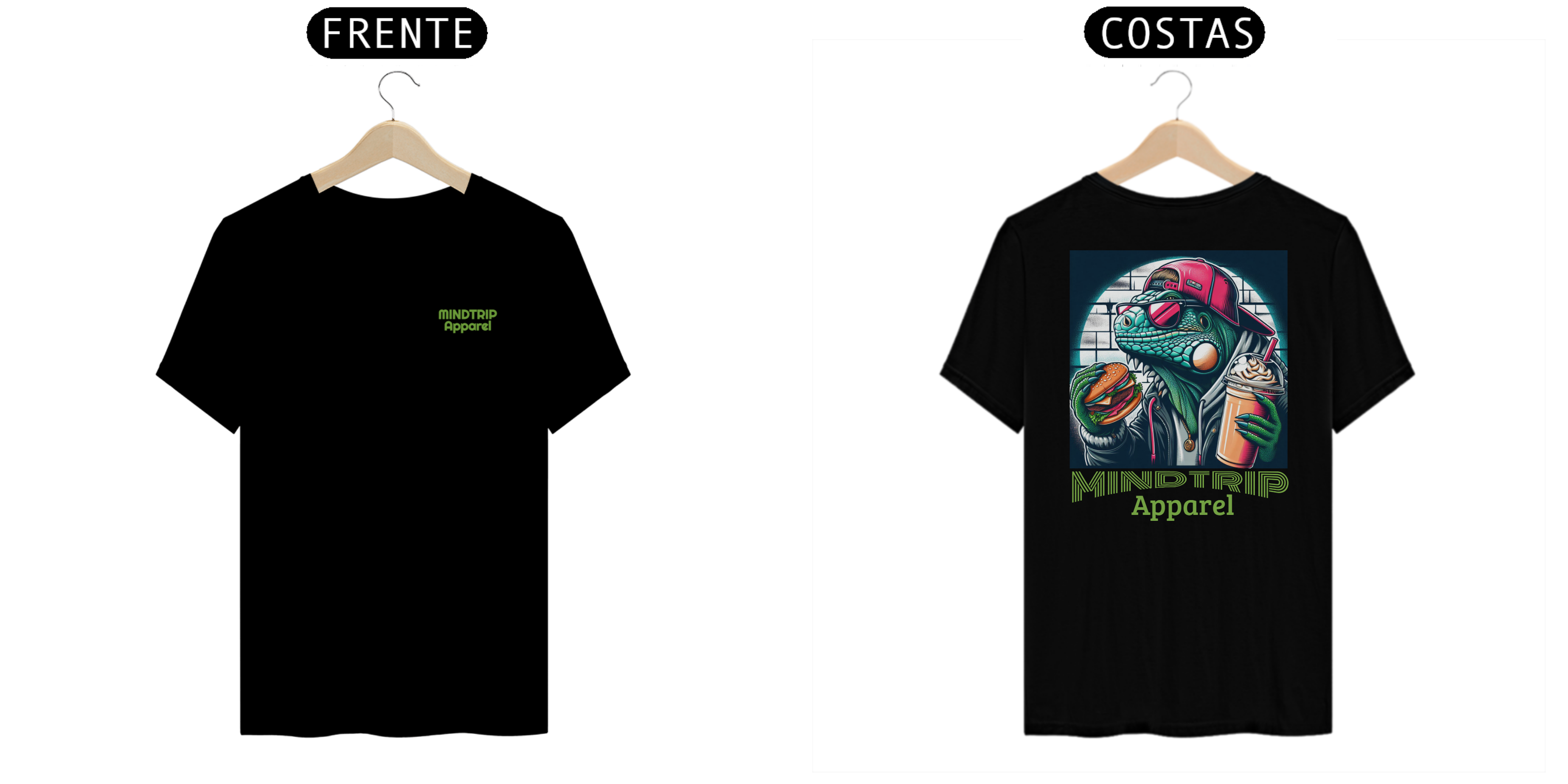 Nome do produto: Camiseta Iguana Lanchando (Mindtrip Apparel)
