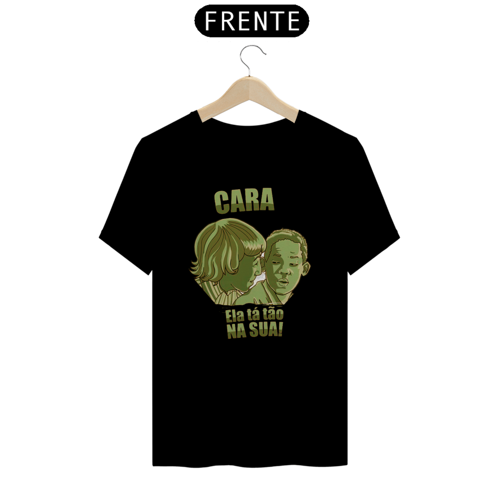 Nome do produto: Camiseta \'Cara Ela Tá Tão Na Sua\'