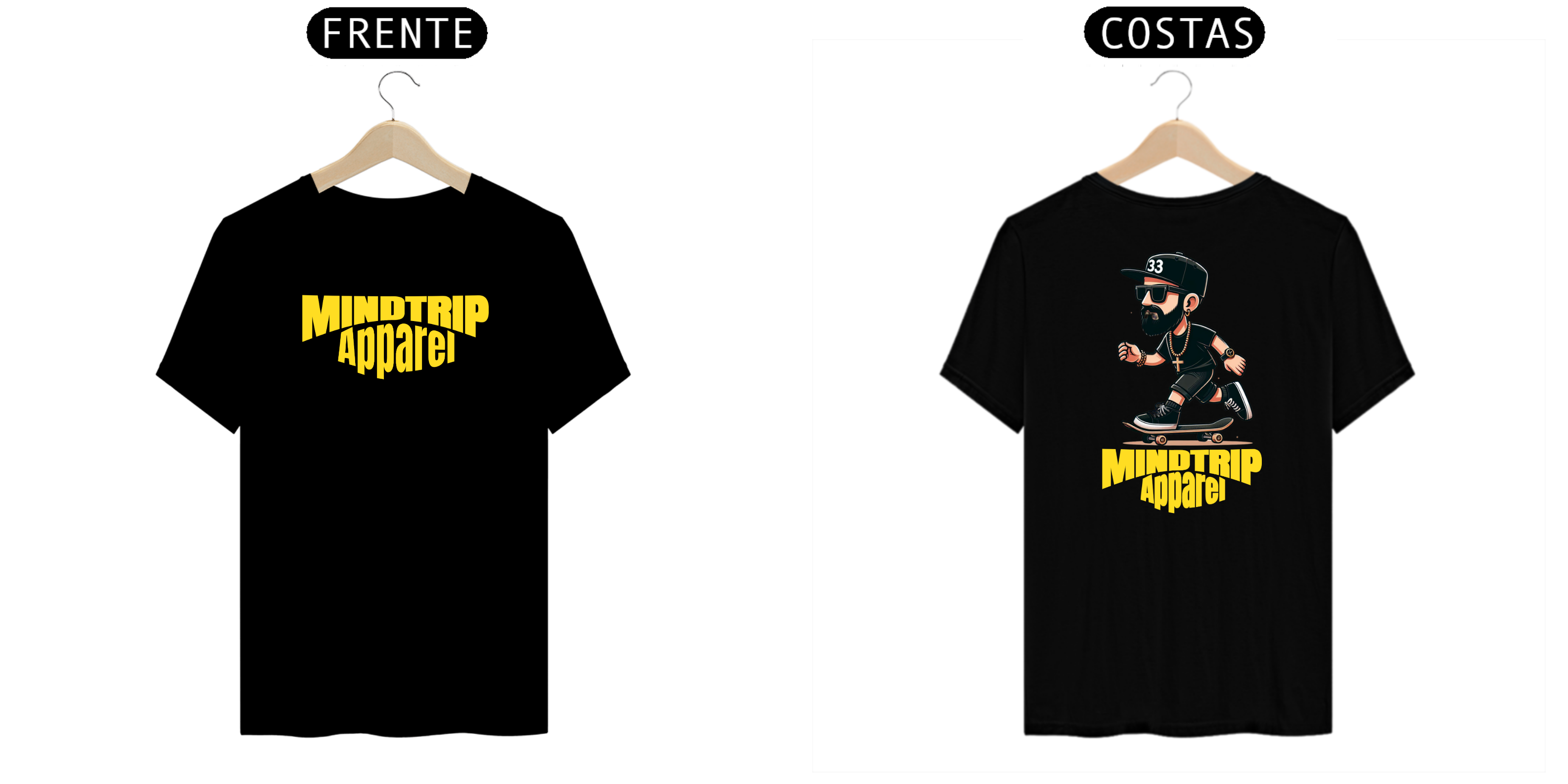 Nome do produto: Camiseta Tiozão Skatista (Mindtrip Apparel)