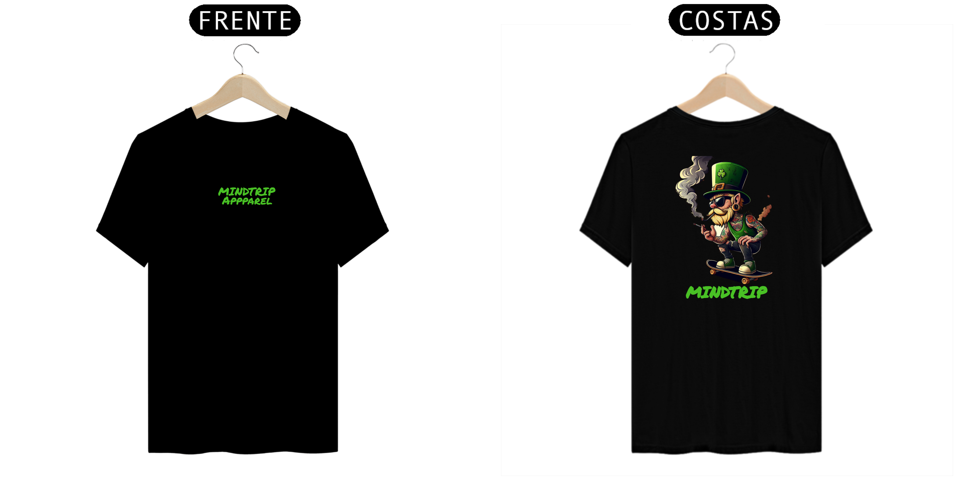 Nome do produto: Camiseta Duende Skatista (Mindtrip Apparel)