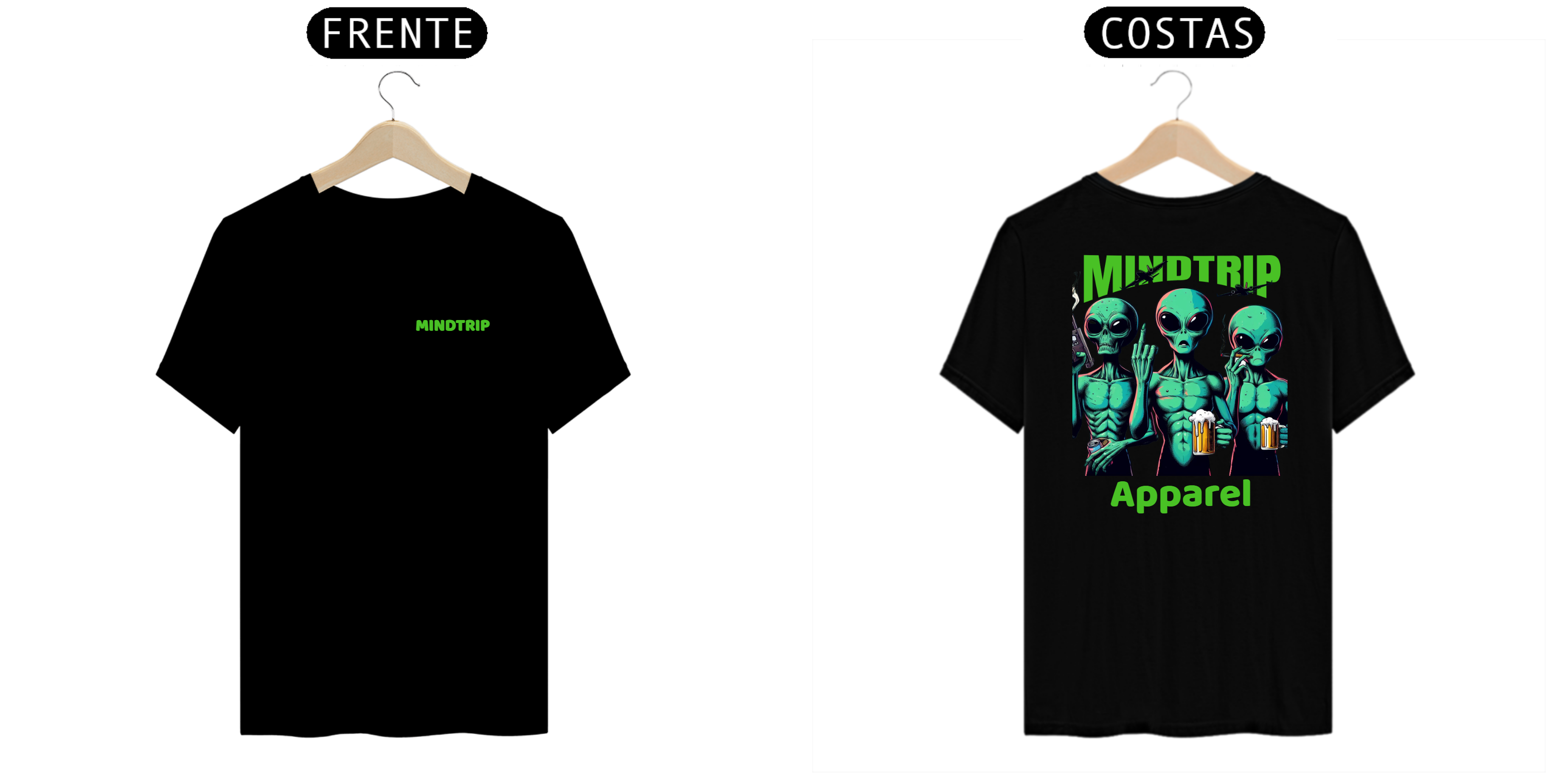 Nome do produto: Camisa Aliens (Mindtrip Apparel)