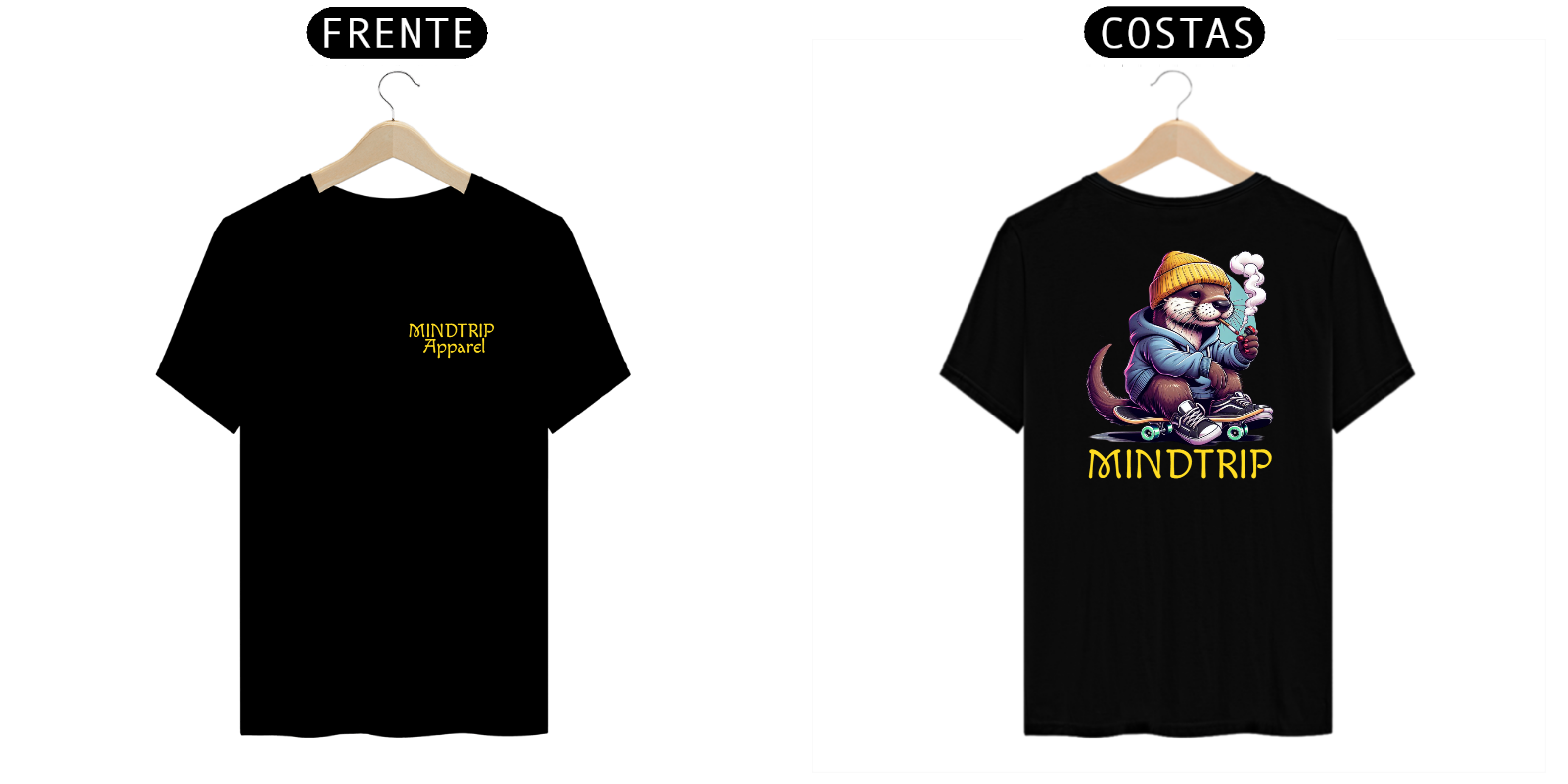 Nome do produto: Camisa Lontra Skatista (Mindtrip Apparel)