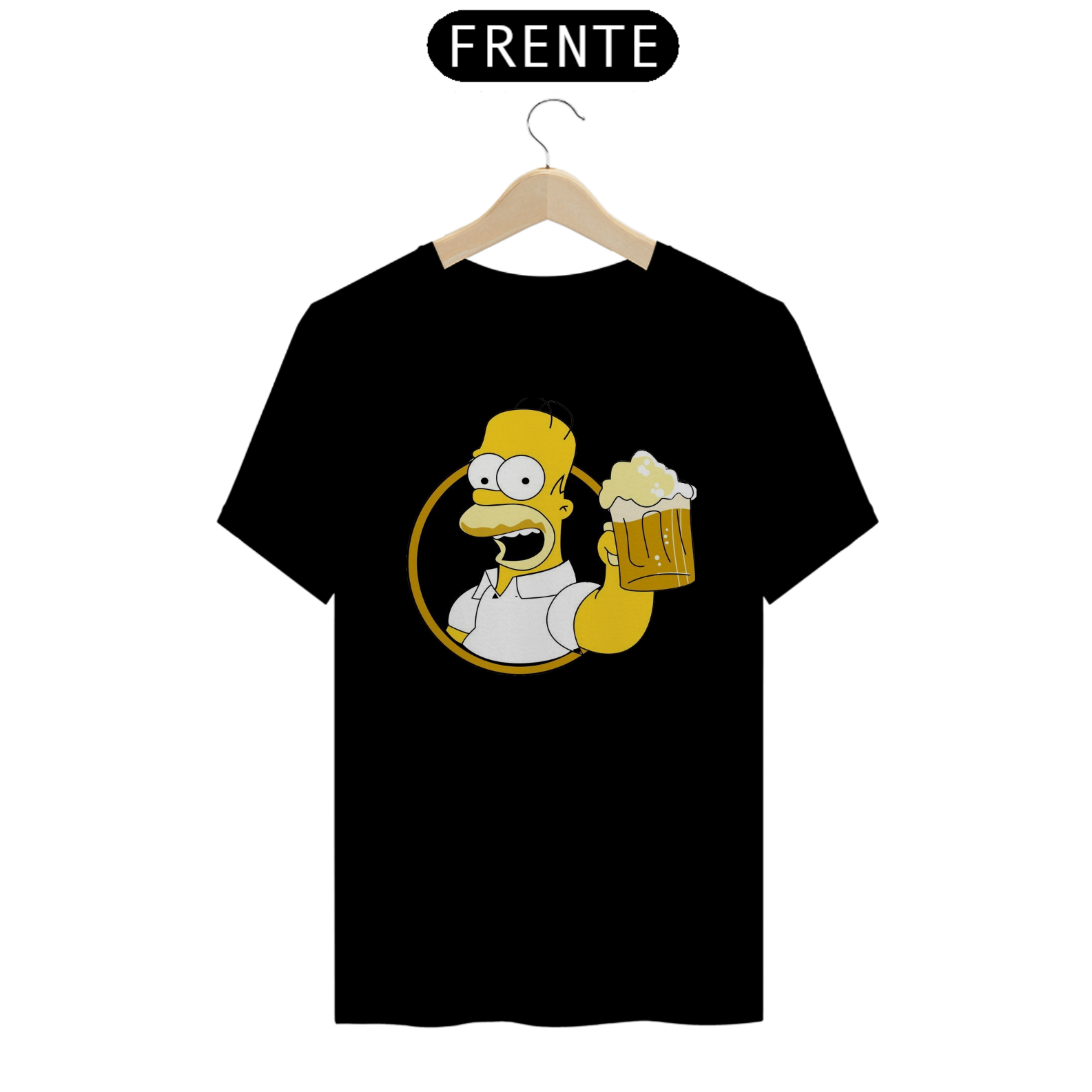 Nome do produto: Camisa Homer Com o Chopp