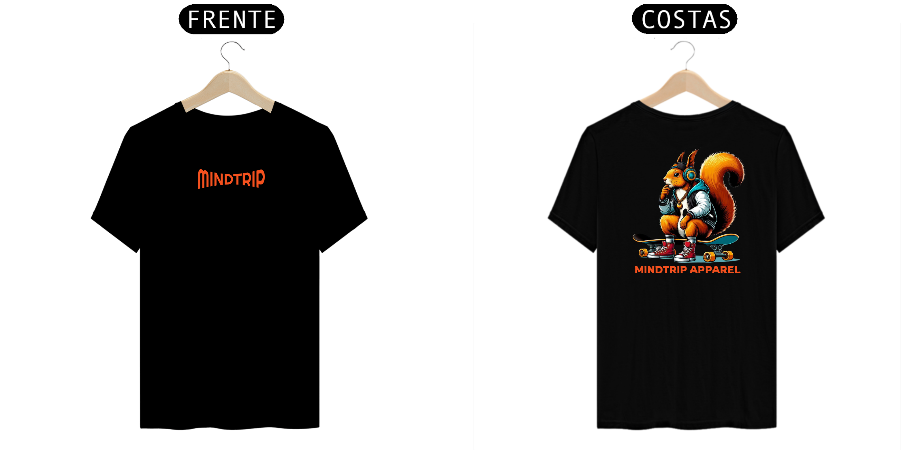 Nome do produto: Camisa Esquilo Skatista (Mindtrip Apparel)