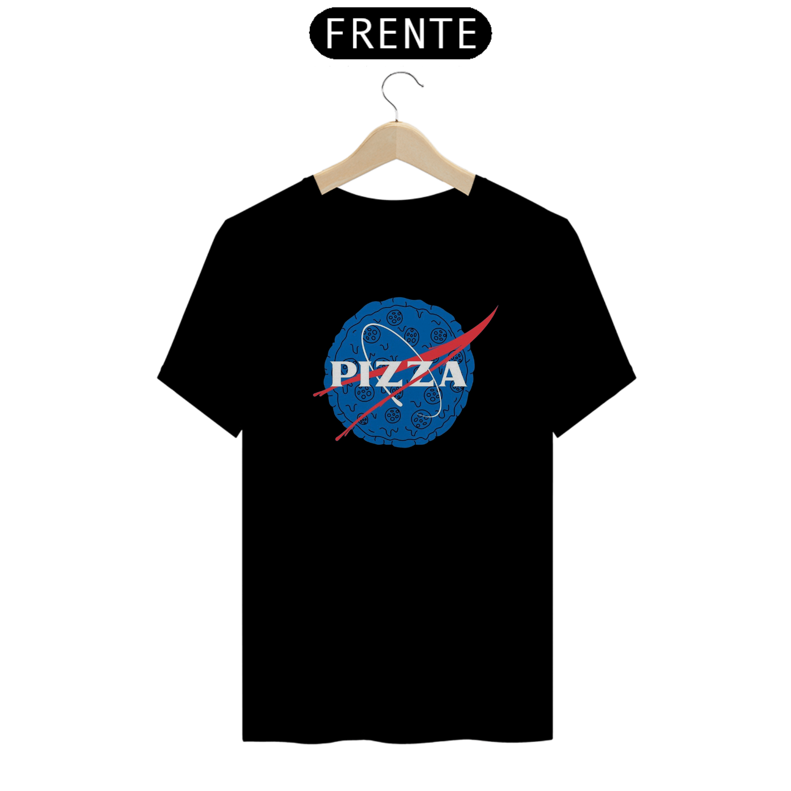 Nome do produto: Camisa Pizza (NASA)