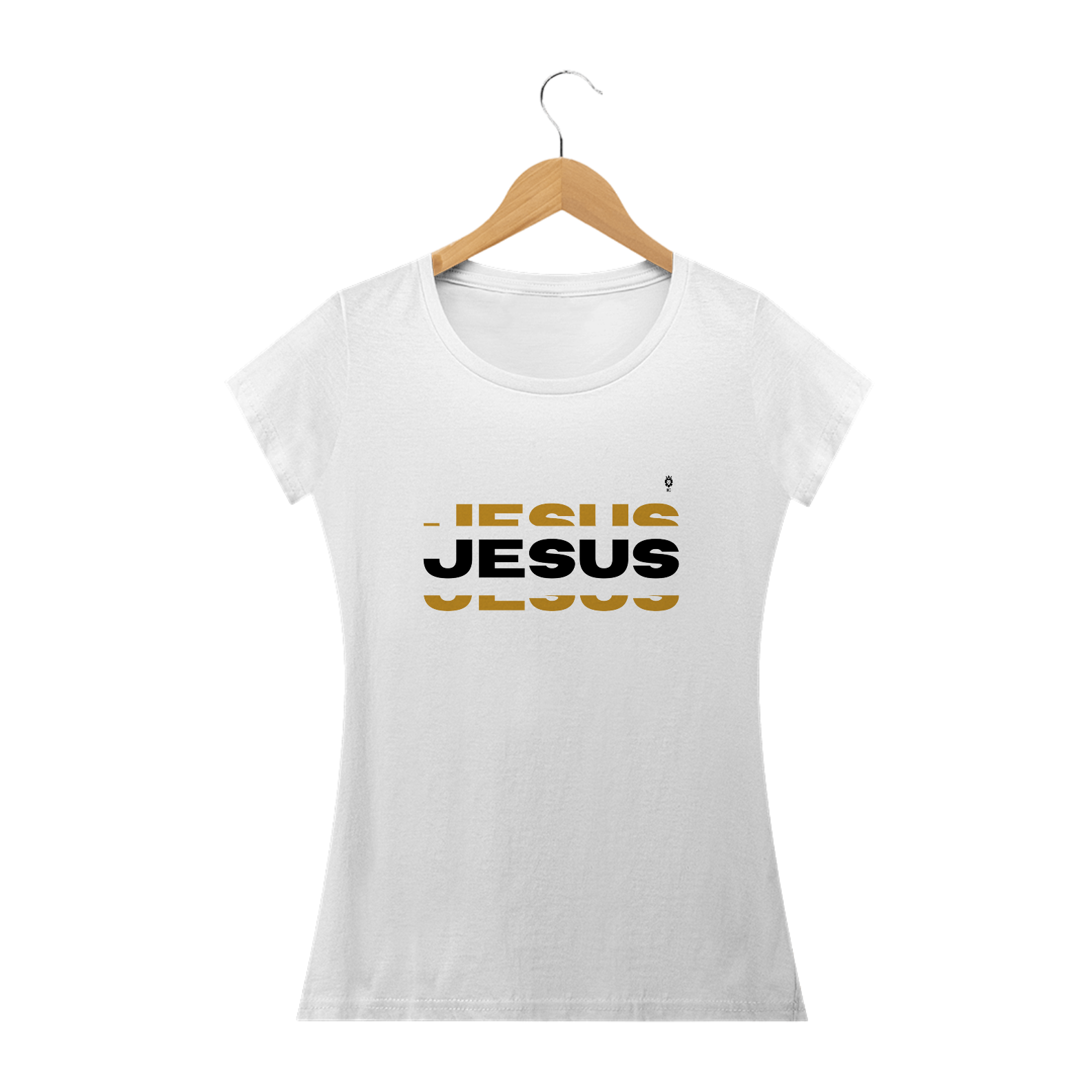 Nome do produto: Camiseta Baby Clássica Jesus - Identidade Cristã