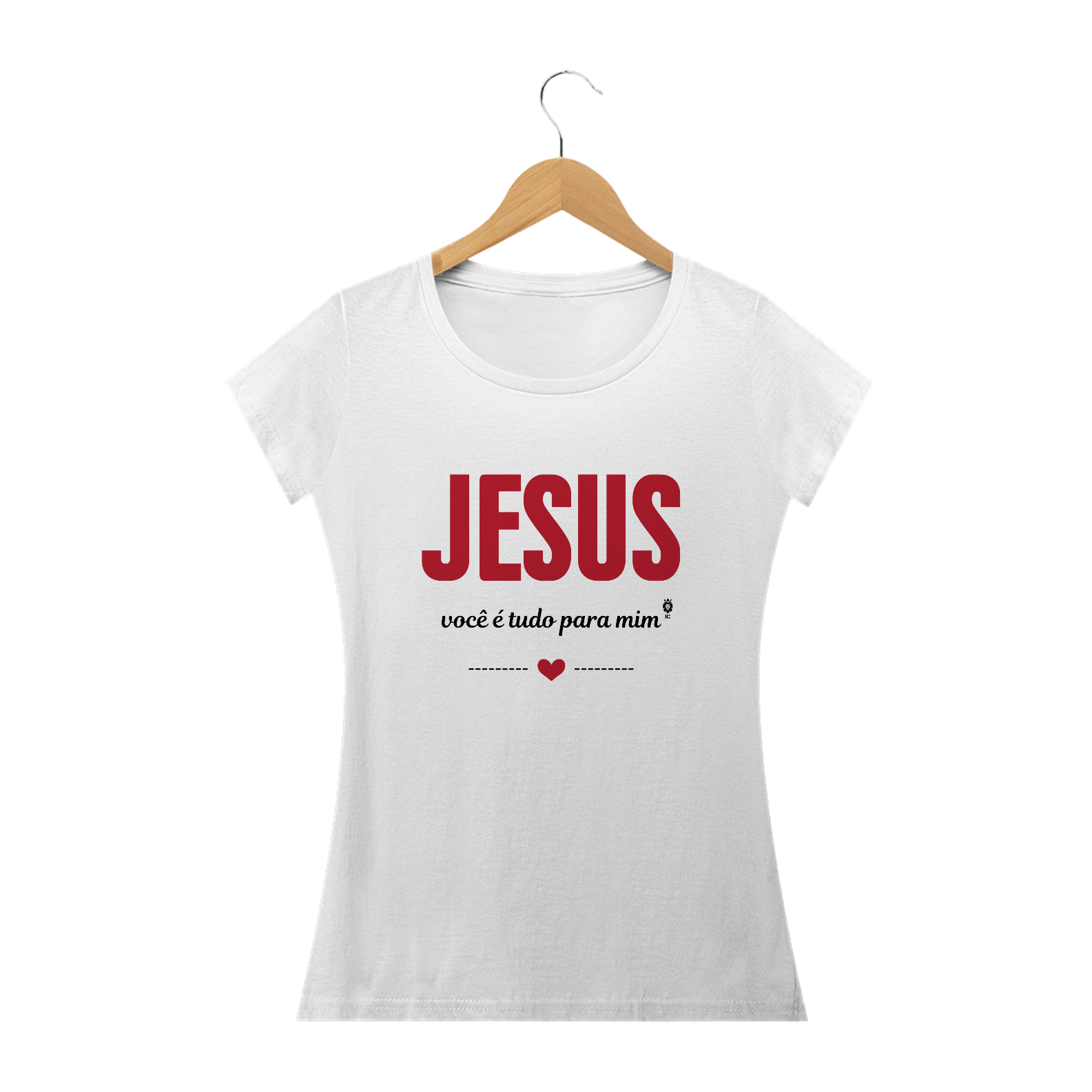 Nome do produto: Camiseta Baby Long Clássica Jesus você é tudo pra mim - Identidade Cristã