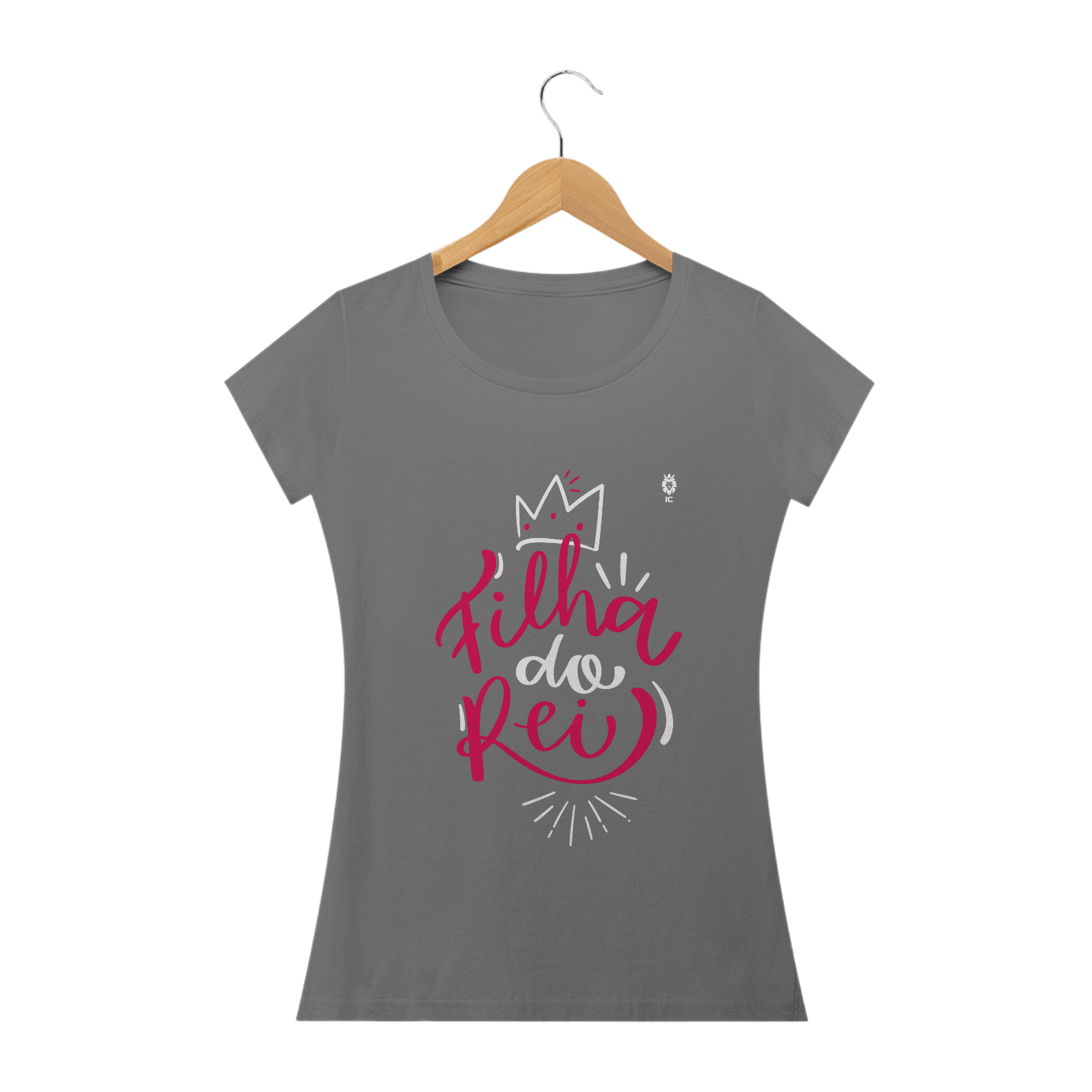Nome do produto: Camiseta Baby Estonada Filha do Rei - Identidade Cristã