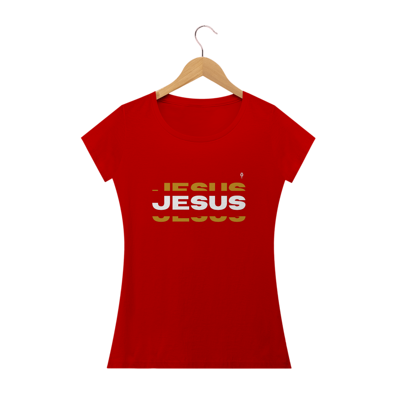 Nome do produto: Camiseta Baby Clássica Jesus - Identidade Cristã