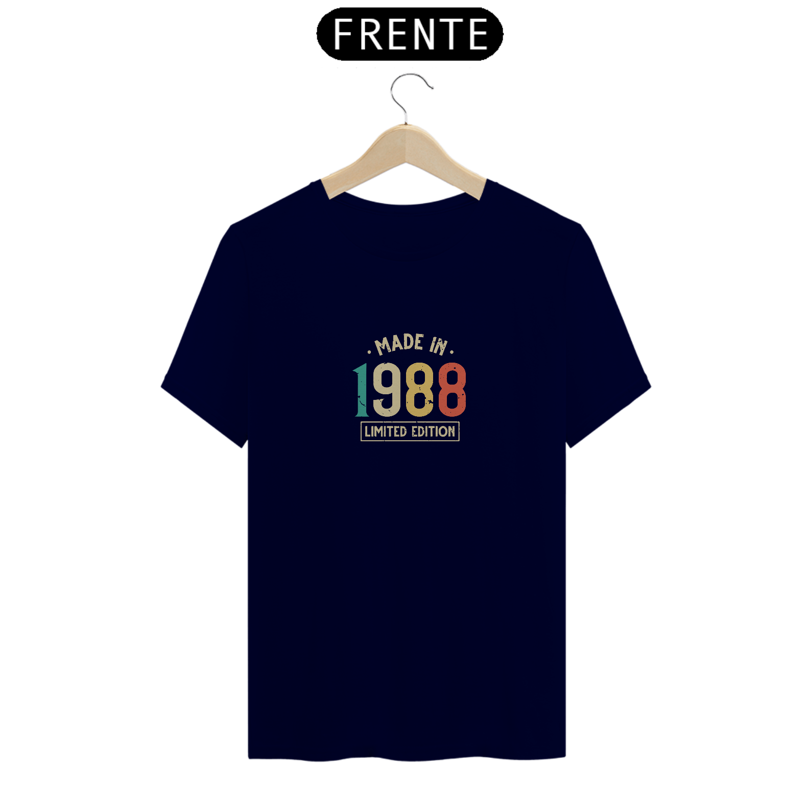 Nome do produto: Camiseta T-Shirt MADE IN 1988