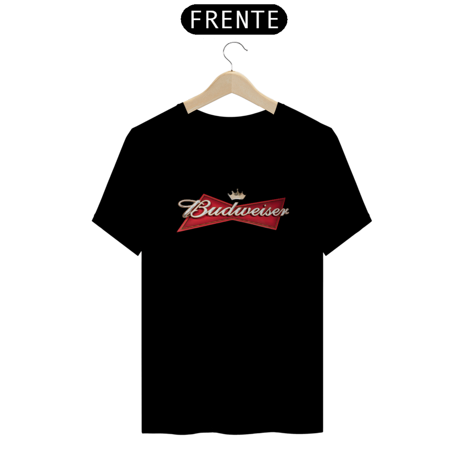Nome do produto: Camiseta T-Shirt BUDWEISER LOGO 2011 - 2016