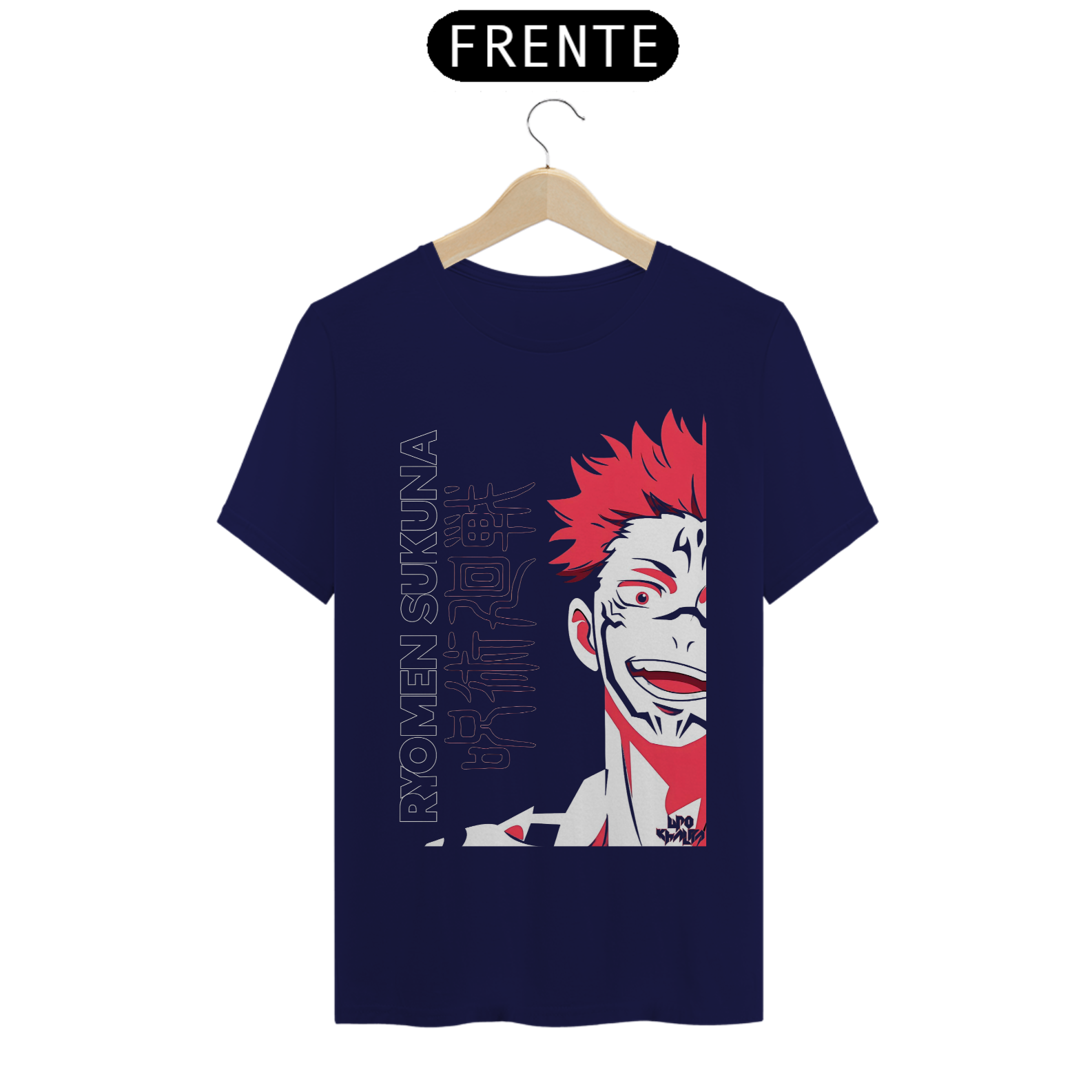 Nome do produto: Camisa Classic Sukuna Jujutsu Kaisen - Tecido Premium