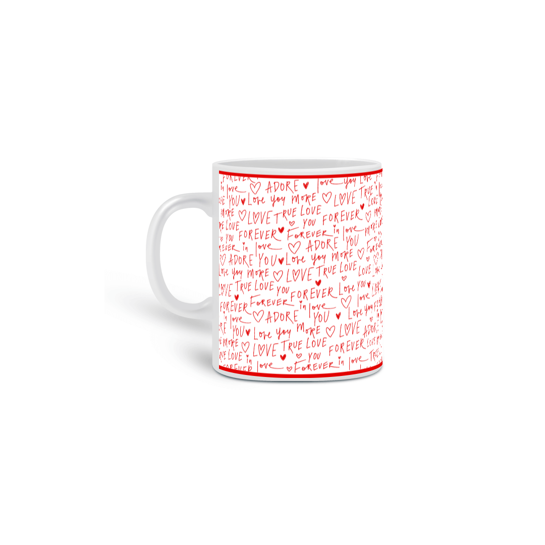 Nome do produto: Caneca love true 