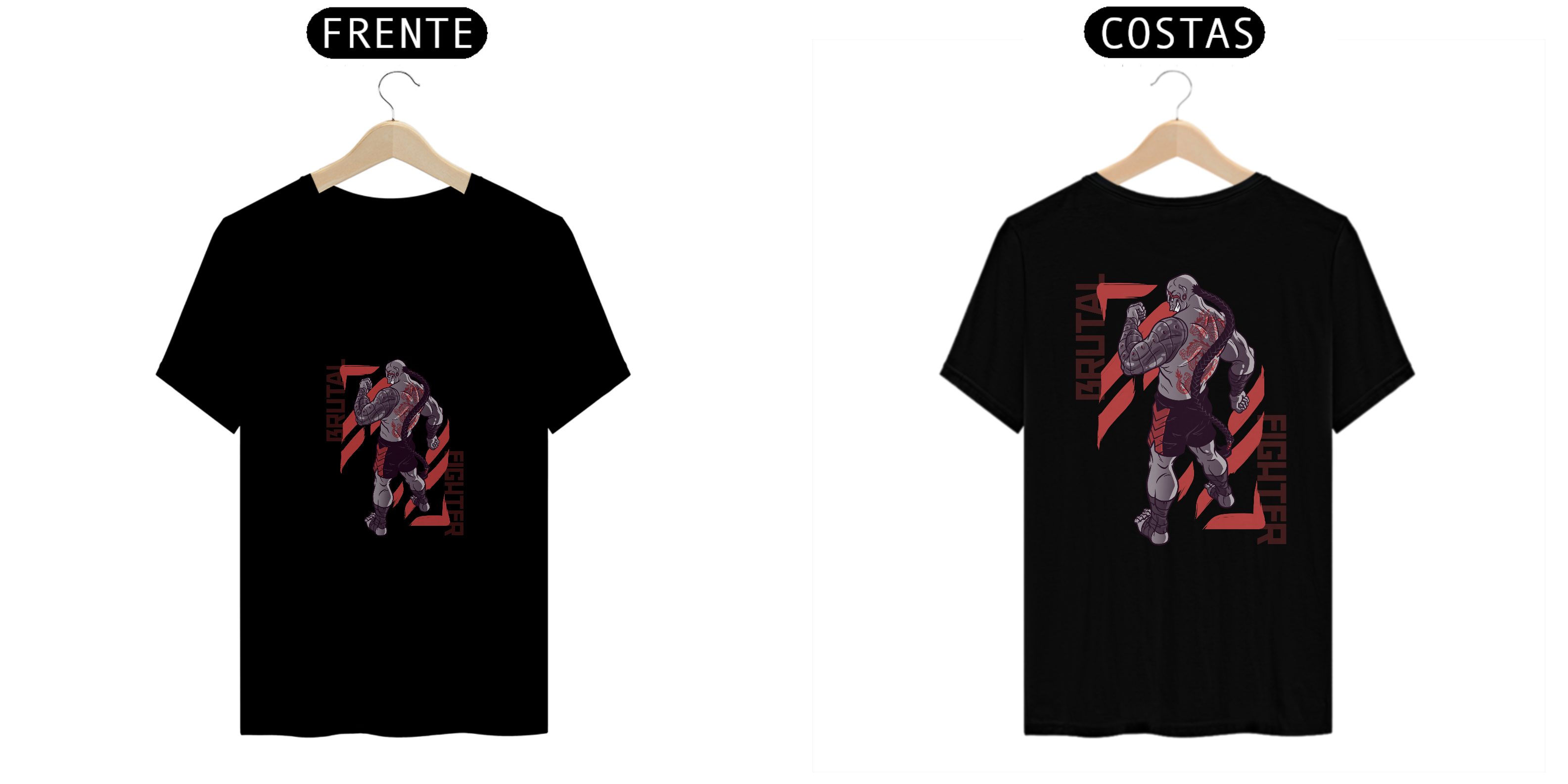 Nome do produto: Camiseta BRUTAL FIGHTER